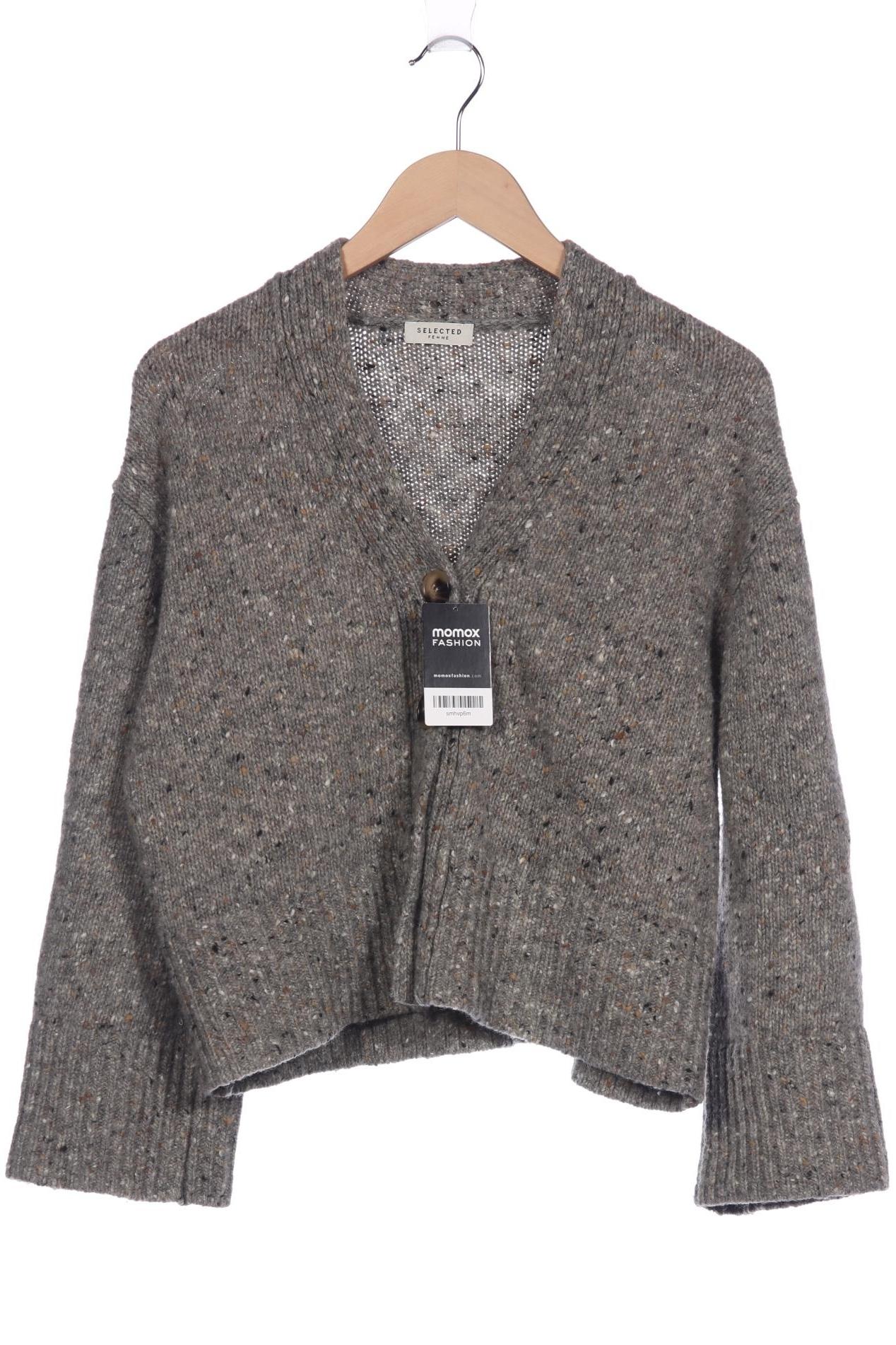 

Selected Damen Strickjacke, grau, Gr. 38