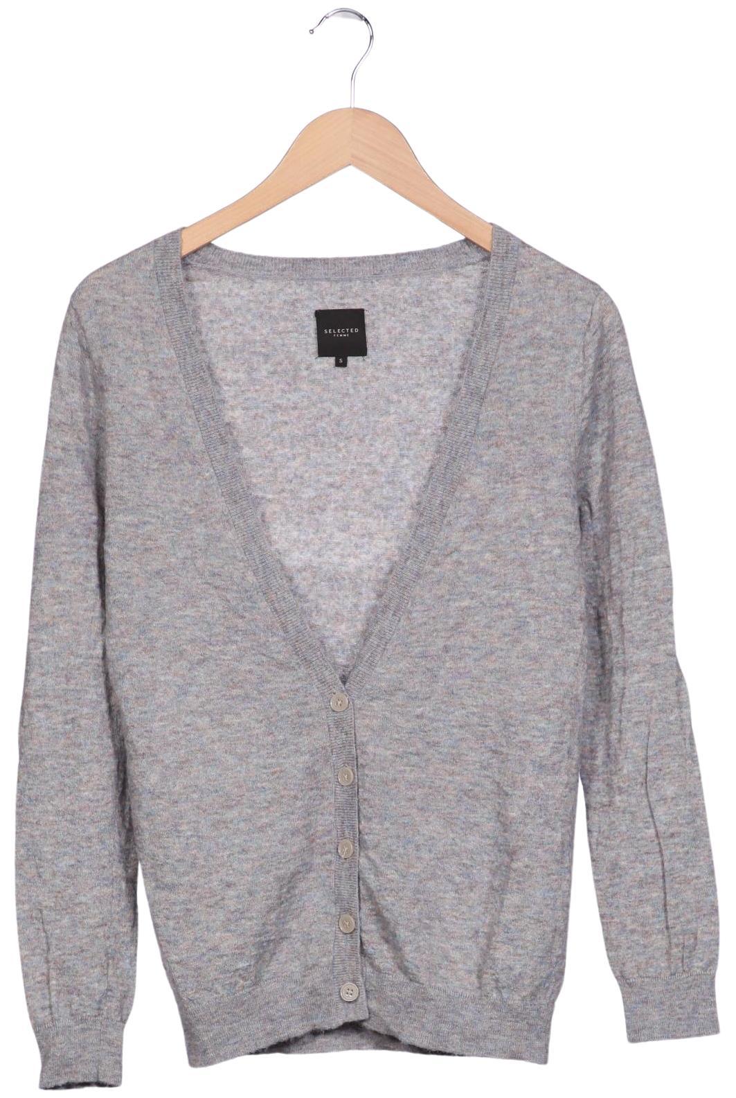 

Selected Damen Strickjacke, grau, Gr. 36