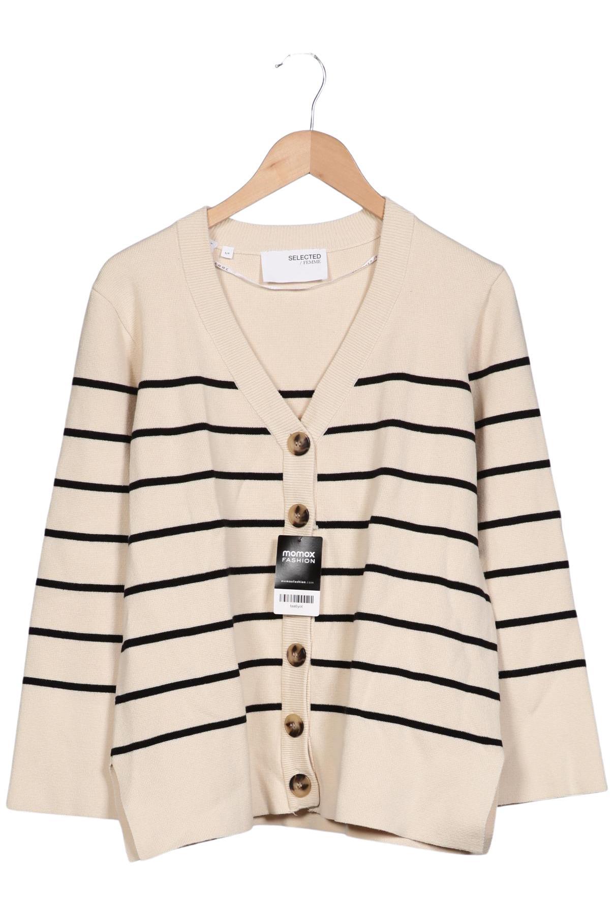 

Selected Damen Strickjacke, beige, Gr. 36