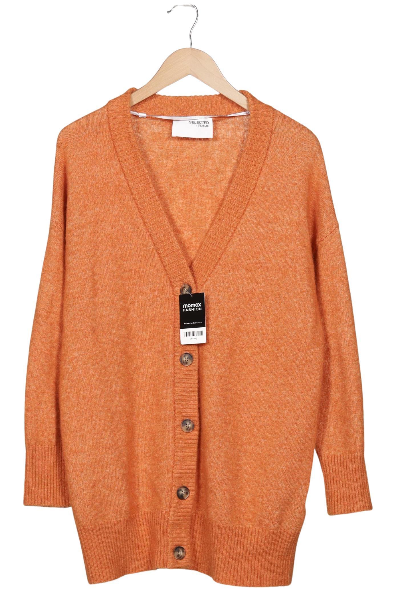 

Selected Damen Strickjacke, orange, Gr. 44