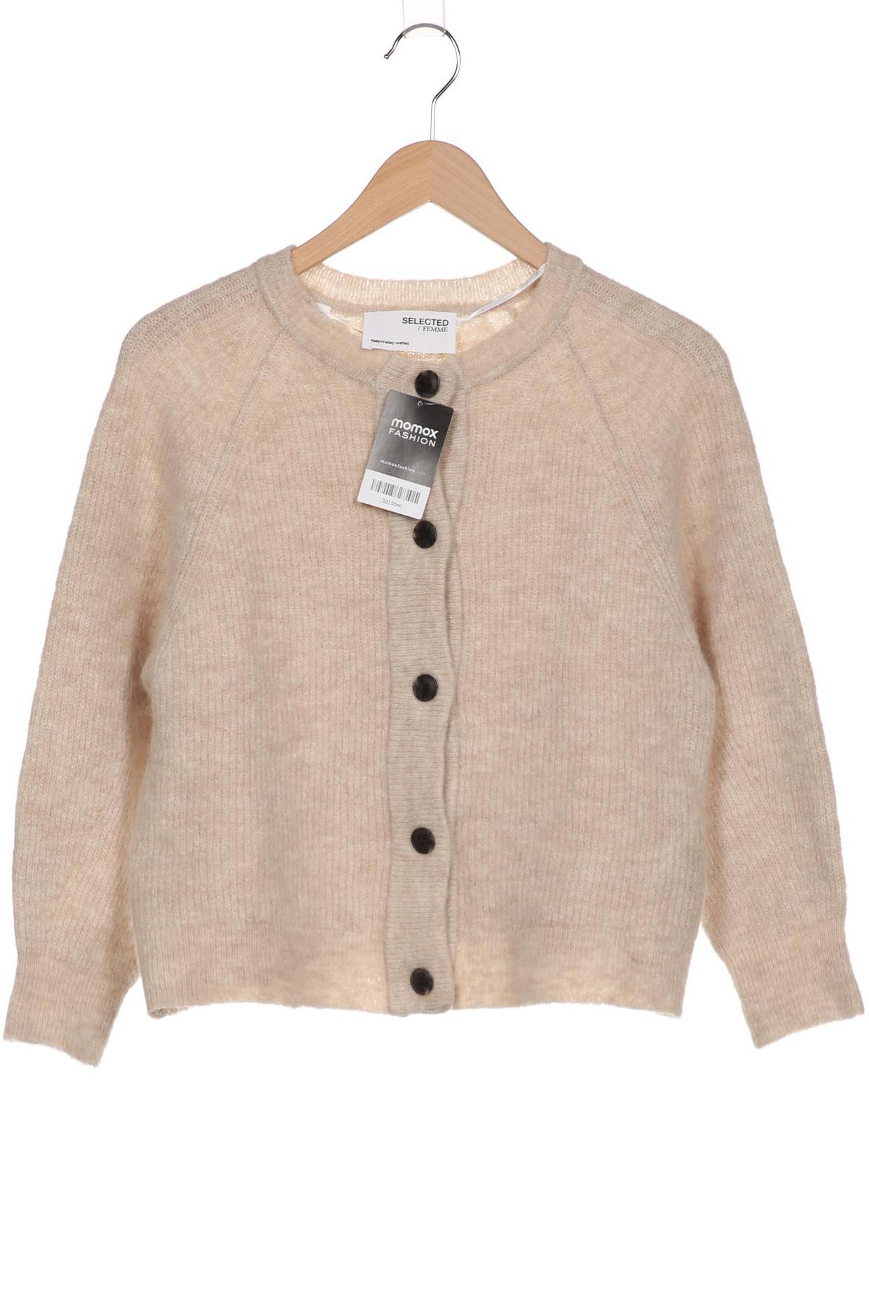 

Selected Damen Strickjacke, beige, Gr. 42