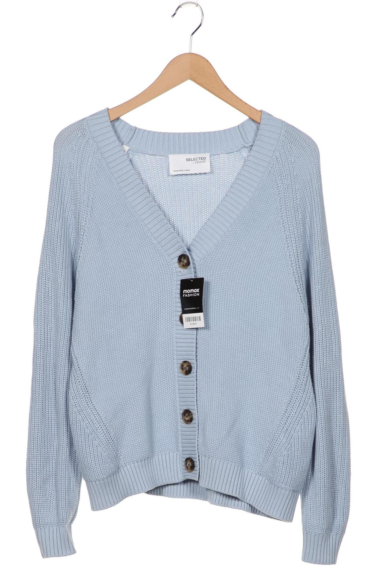 

Selected Damen Strickjacke, hellblau, Gr. 38