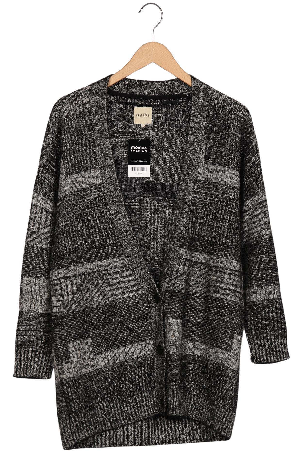 

Selected Damen Strickjacke, grau, Gr. 36