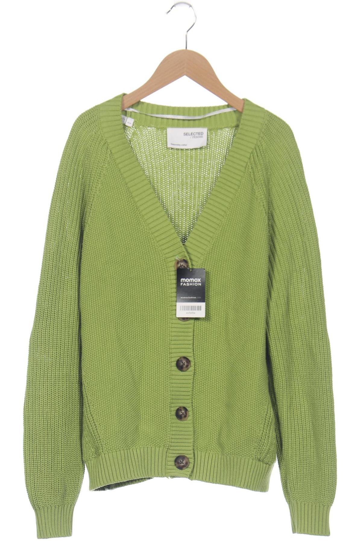 

Selected Damen Strickjacke, grün, Gr. 38