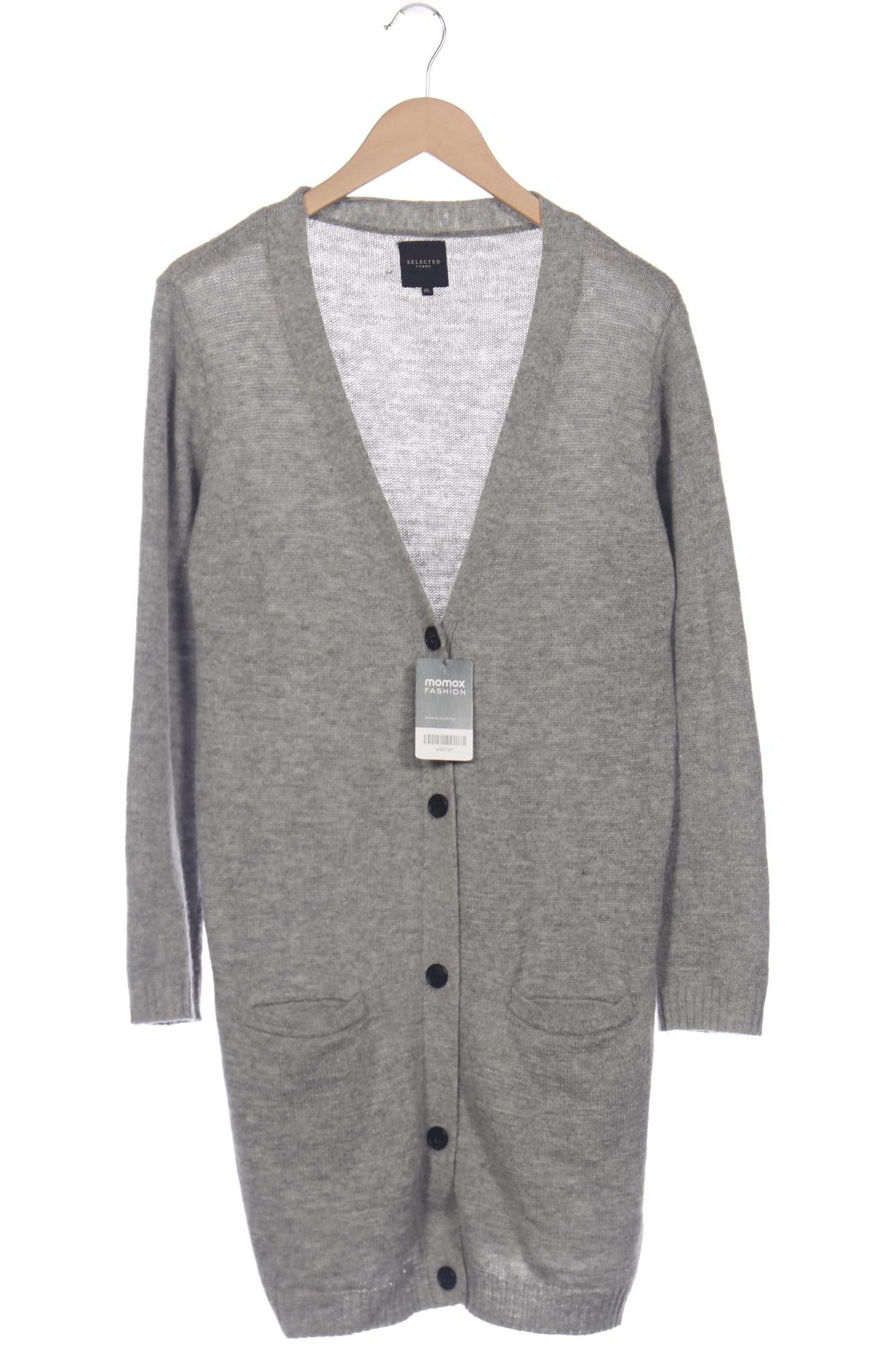

Selected Damen Strickjacke, grau, Gr. 44