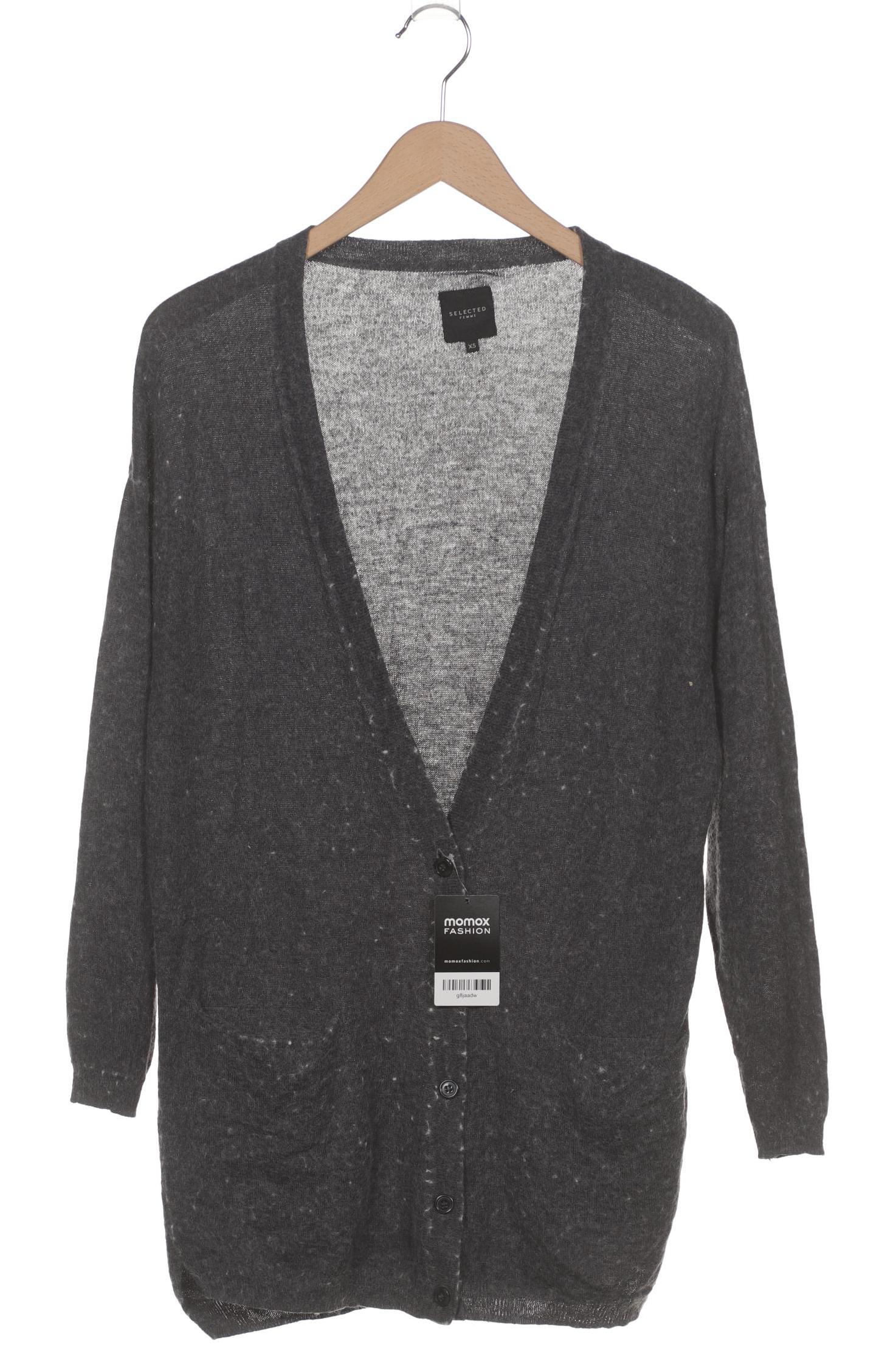 

Selected Damen Strickjacke, grau, Gr. 34