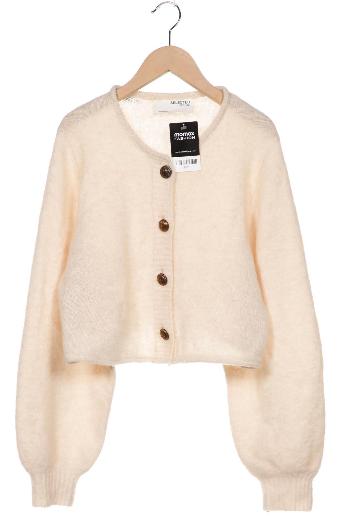 

Selected Damen Strickjacke, cremeweiß, Gr. 42