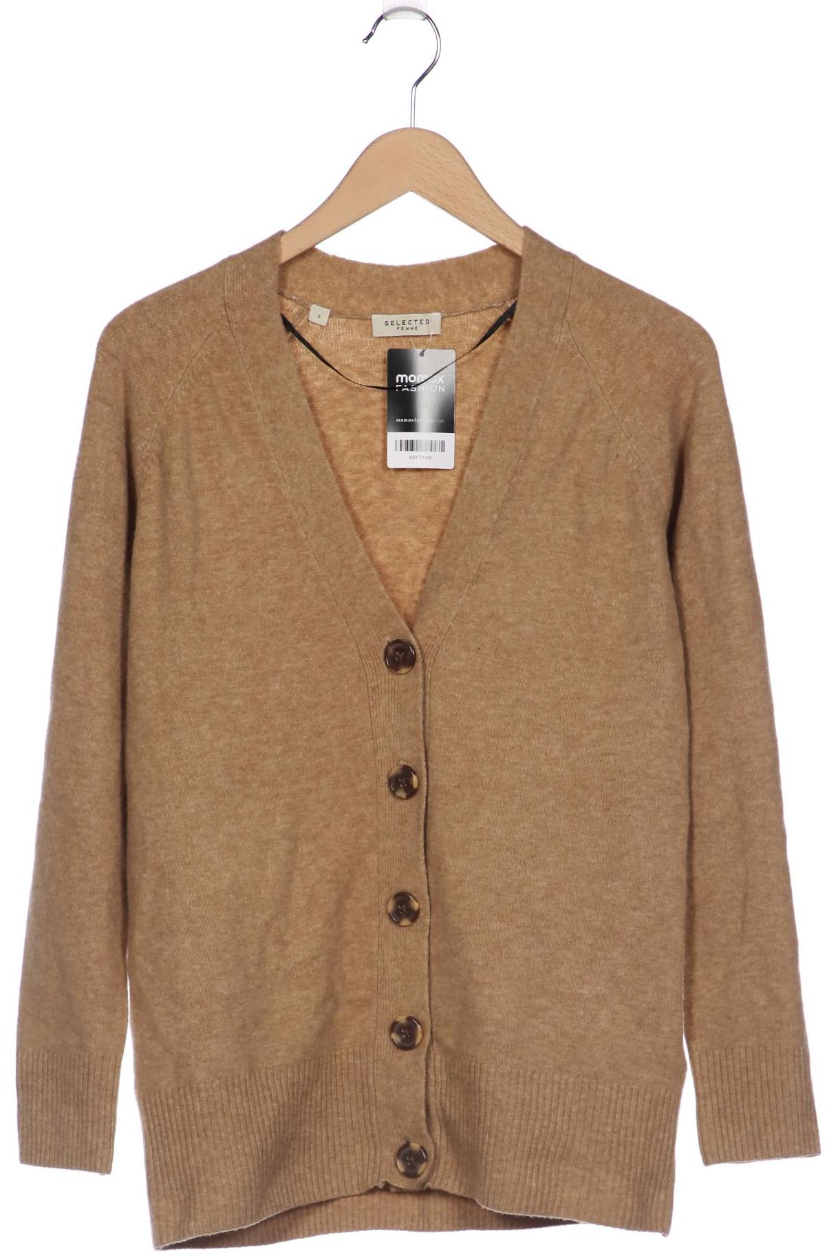 

Selected Damen Strickjacke, beige, Gr. 36