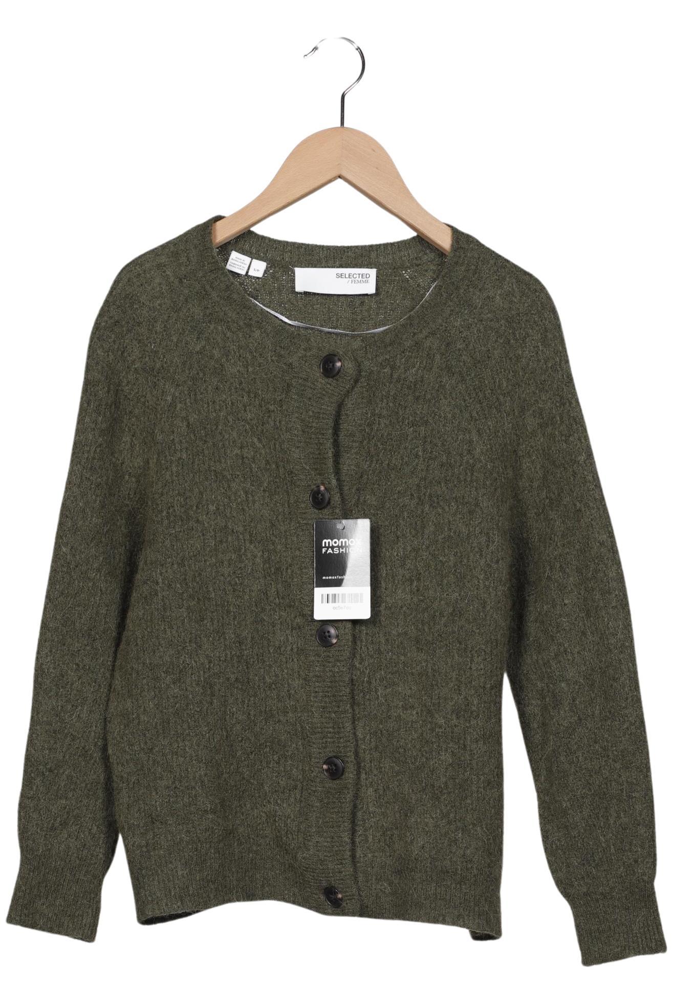 

Selected Damen Strickjacke, grün, Gr. 36