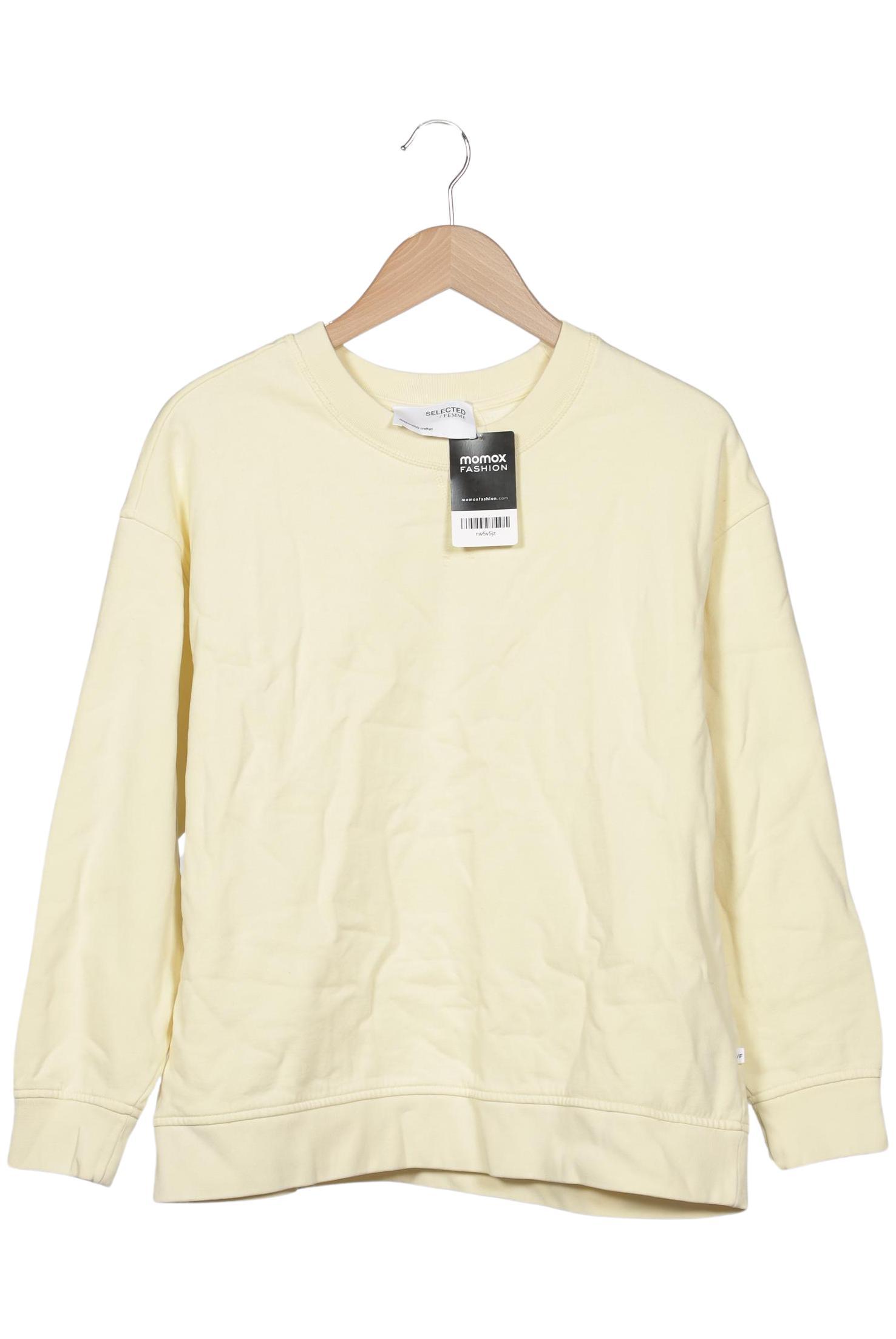 

Selected Damen Sweatshirt, gelb, Gr. 42