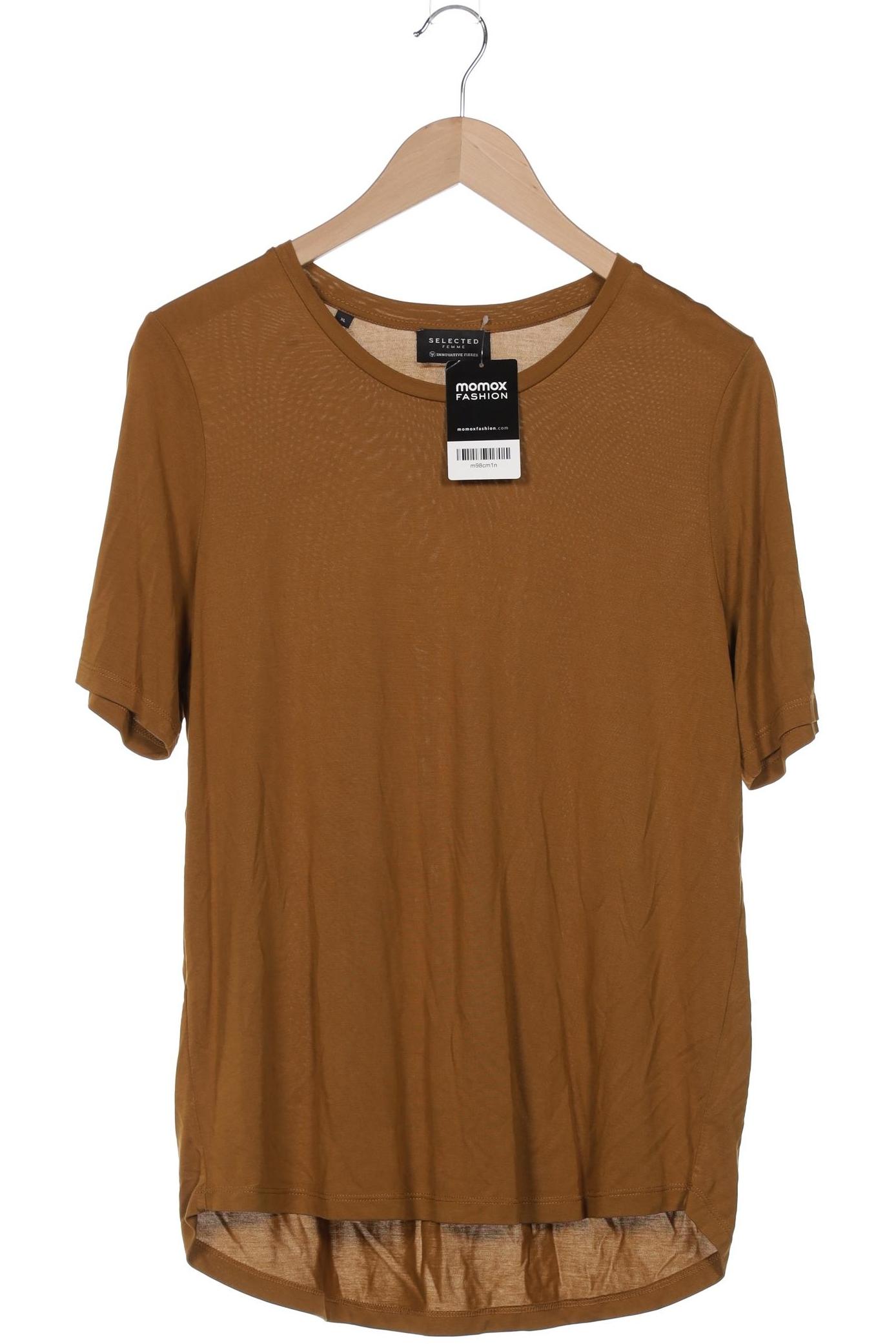 

Selected Damen T-Shirt, braun, Gr. 44