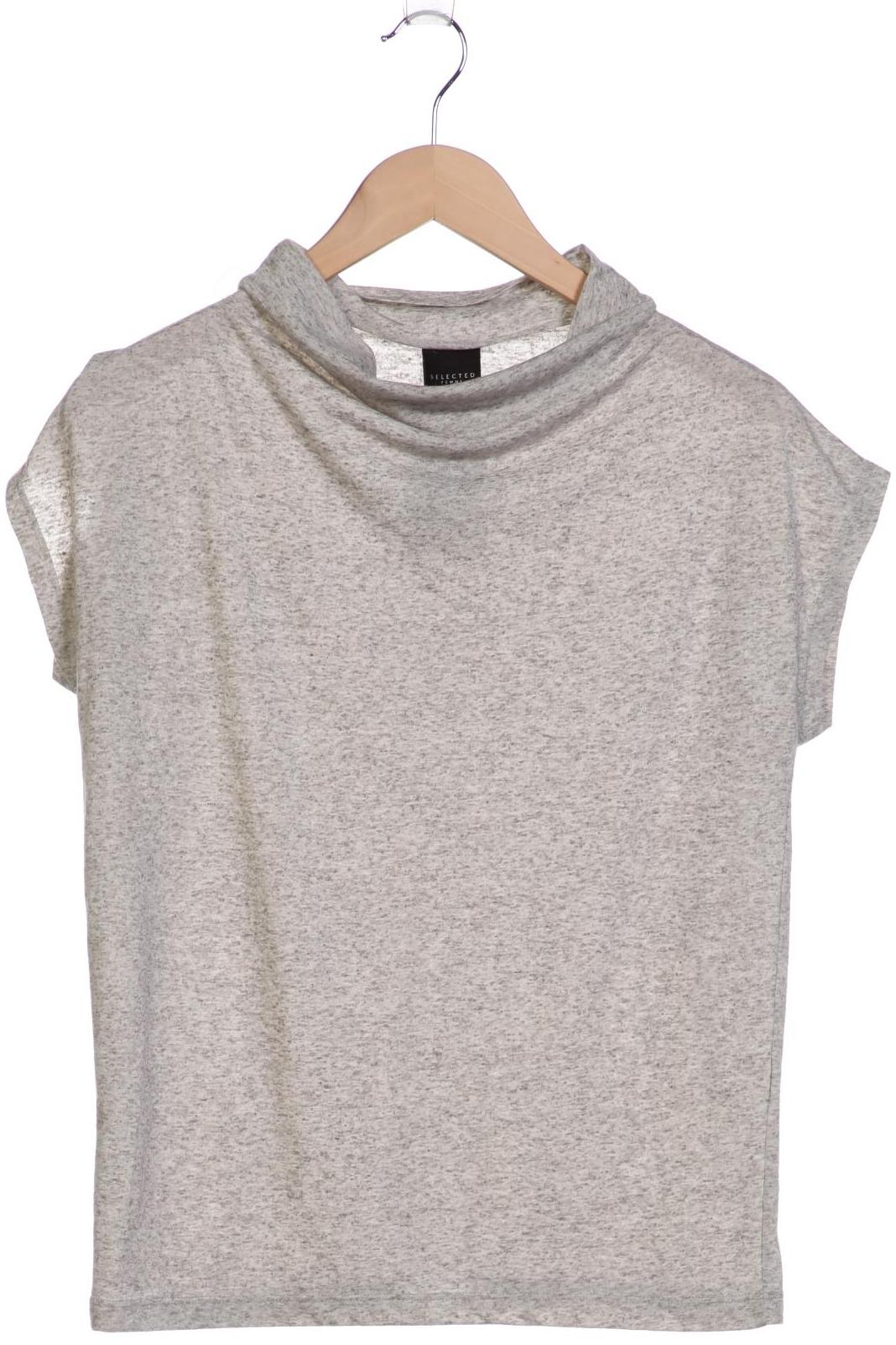

Selected Damen T-Shirt, grau, Gr. 34