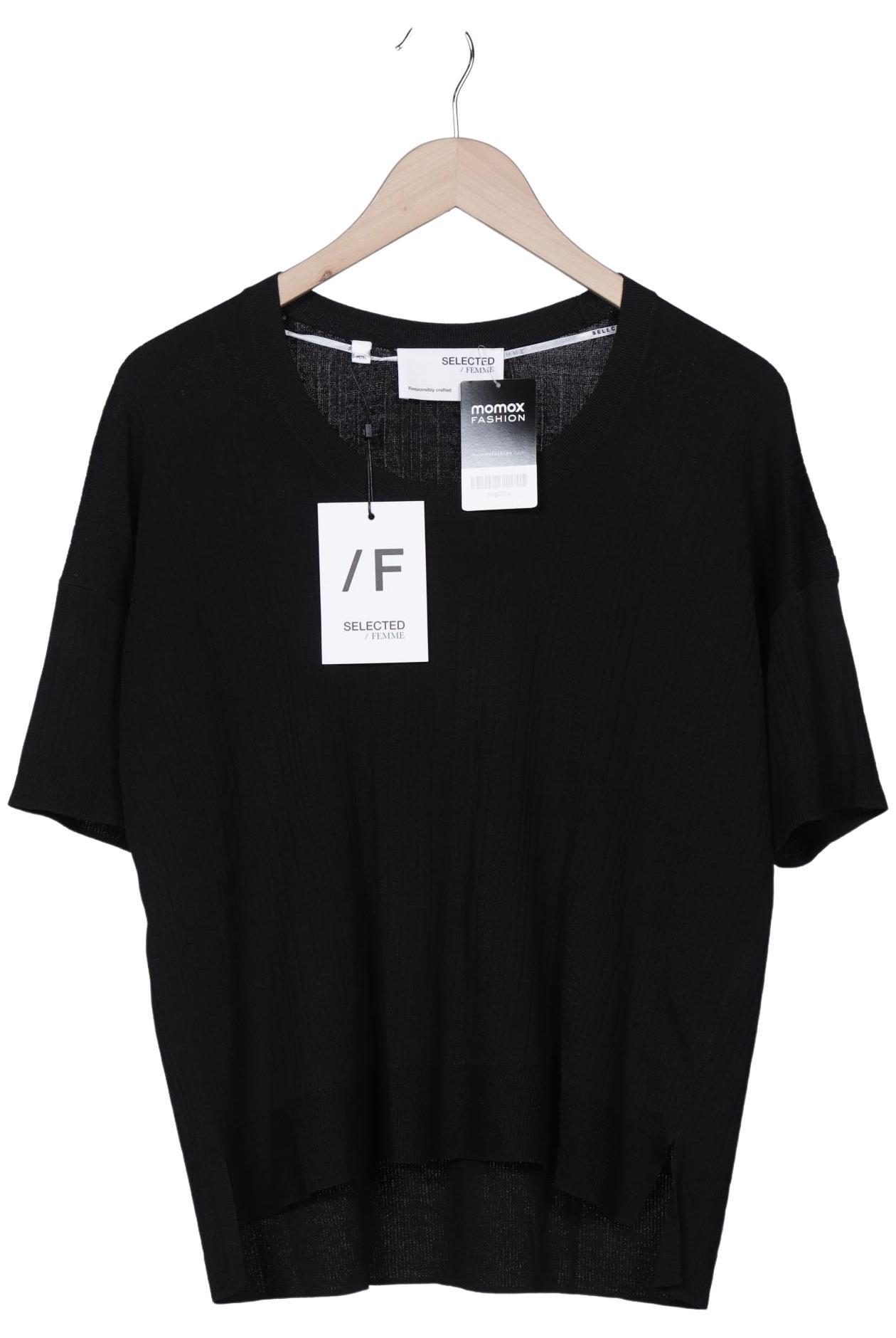 

Selected Damen T-Shirt, schwarz, Gr. 38