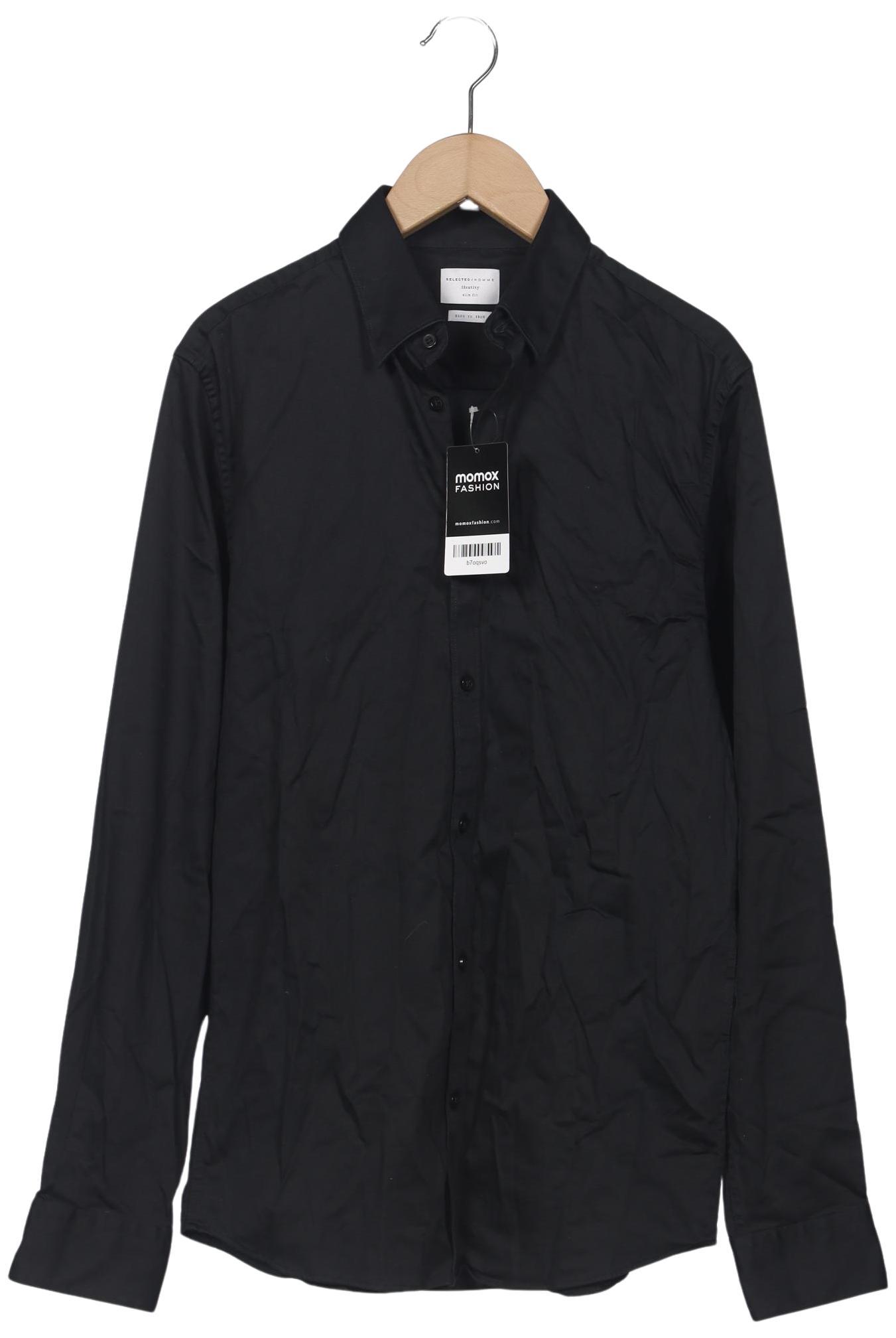 

Selected Herren Hemd, schwarz, Gr. 46