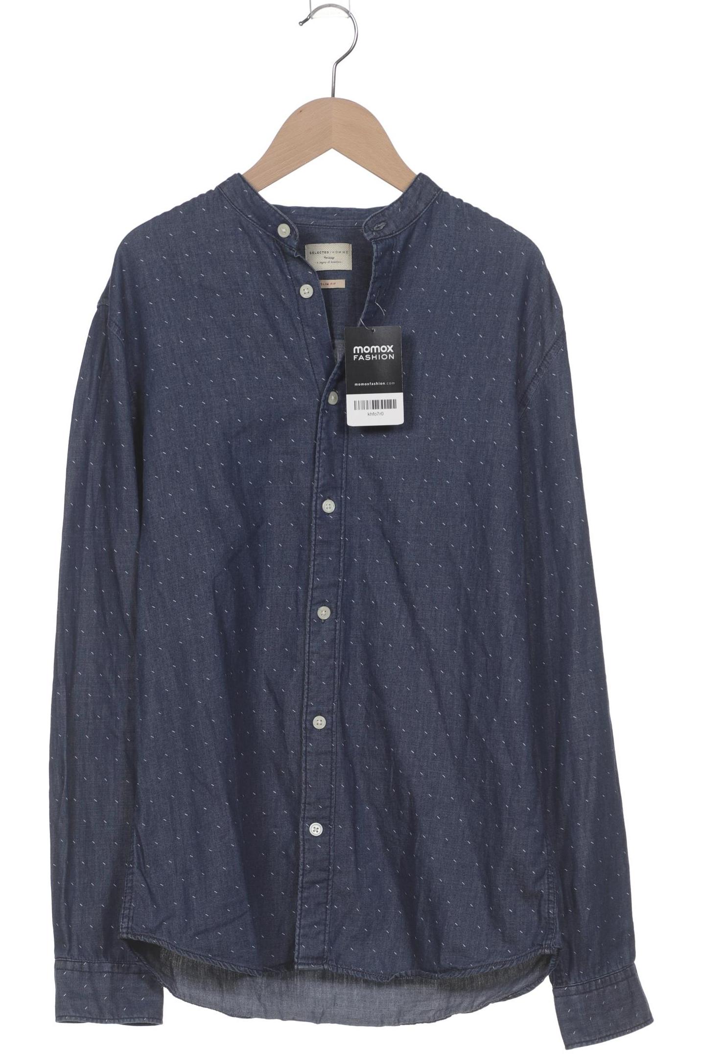 

Selected Herren Hemd, marineblau, Gr. 46