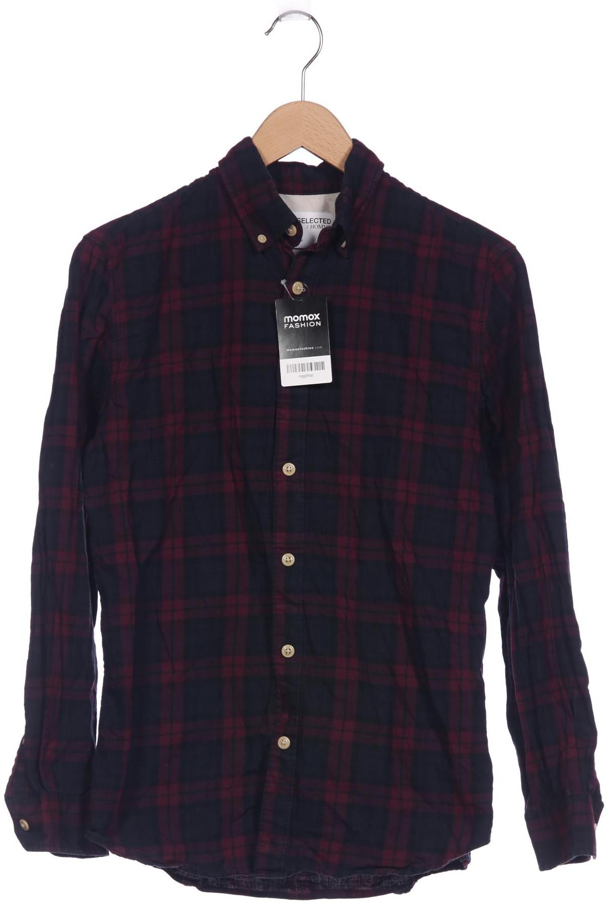 

Selected Herren Hemd, bordeaux, Gr. 46