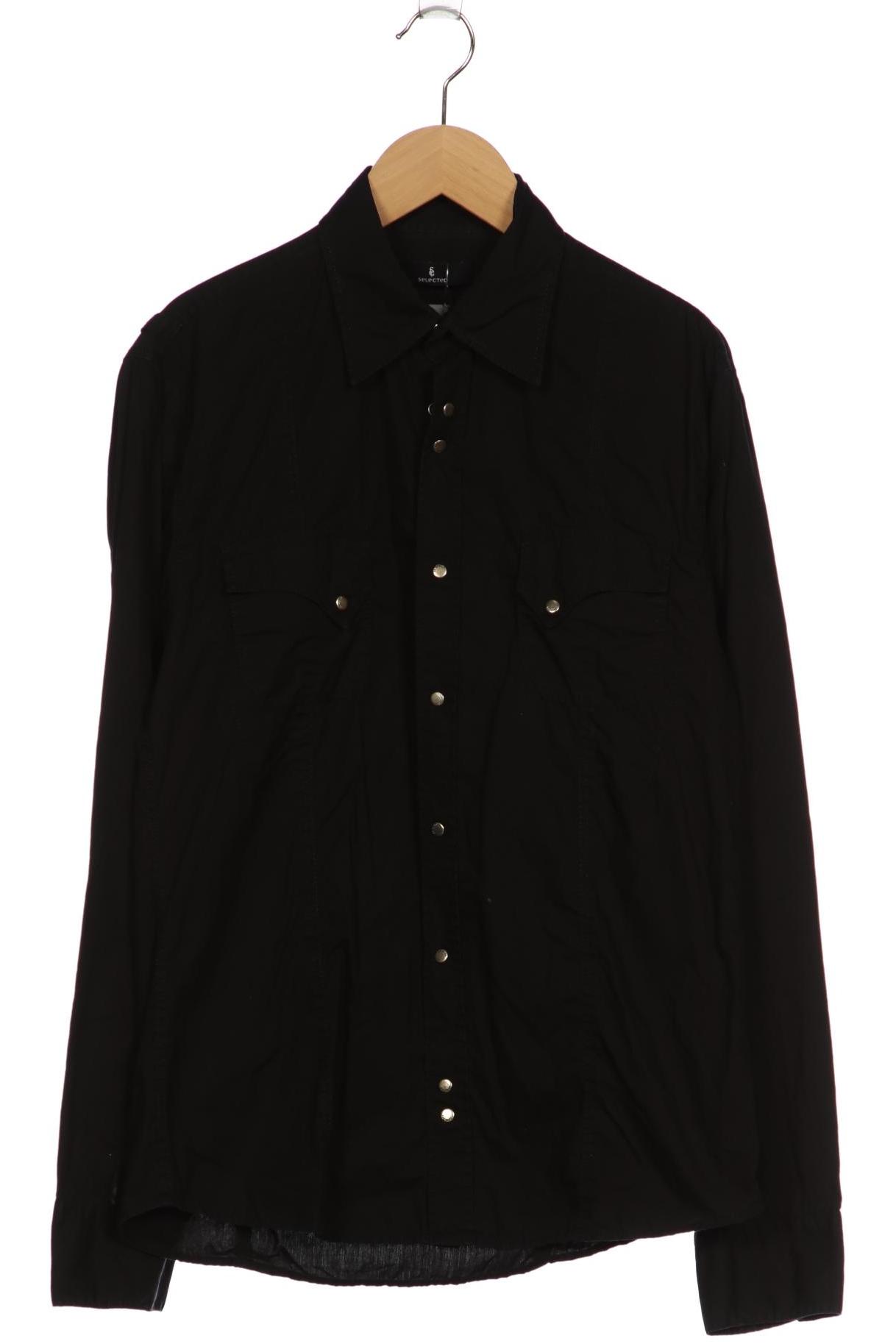 

Selected Herren Hemd, schwarz, Gr. 46
