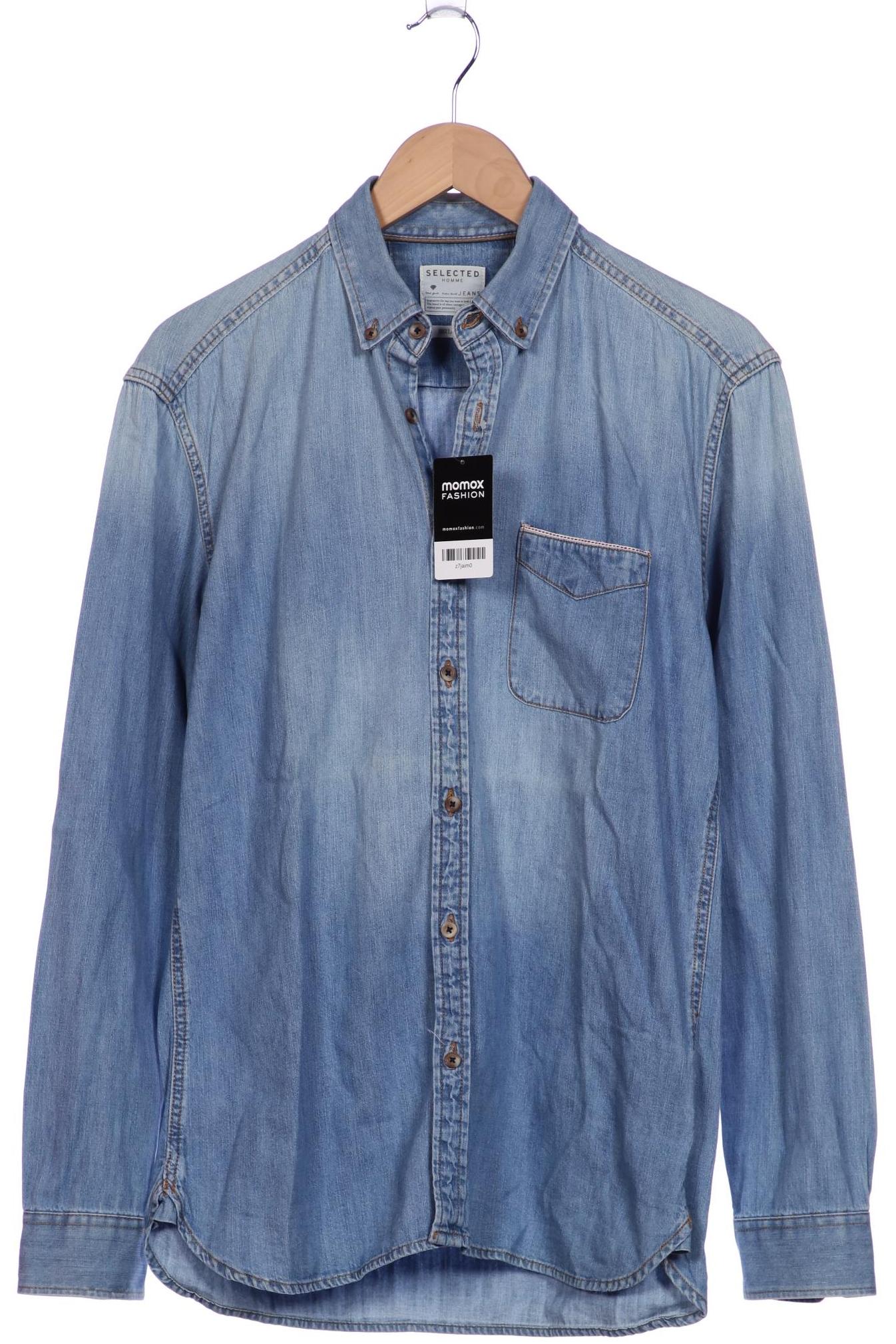 

Selected Herren Hemd, blau, Gr. 46