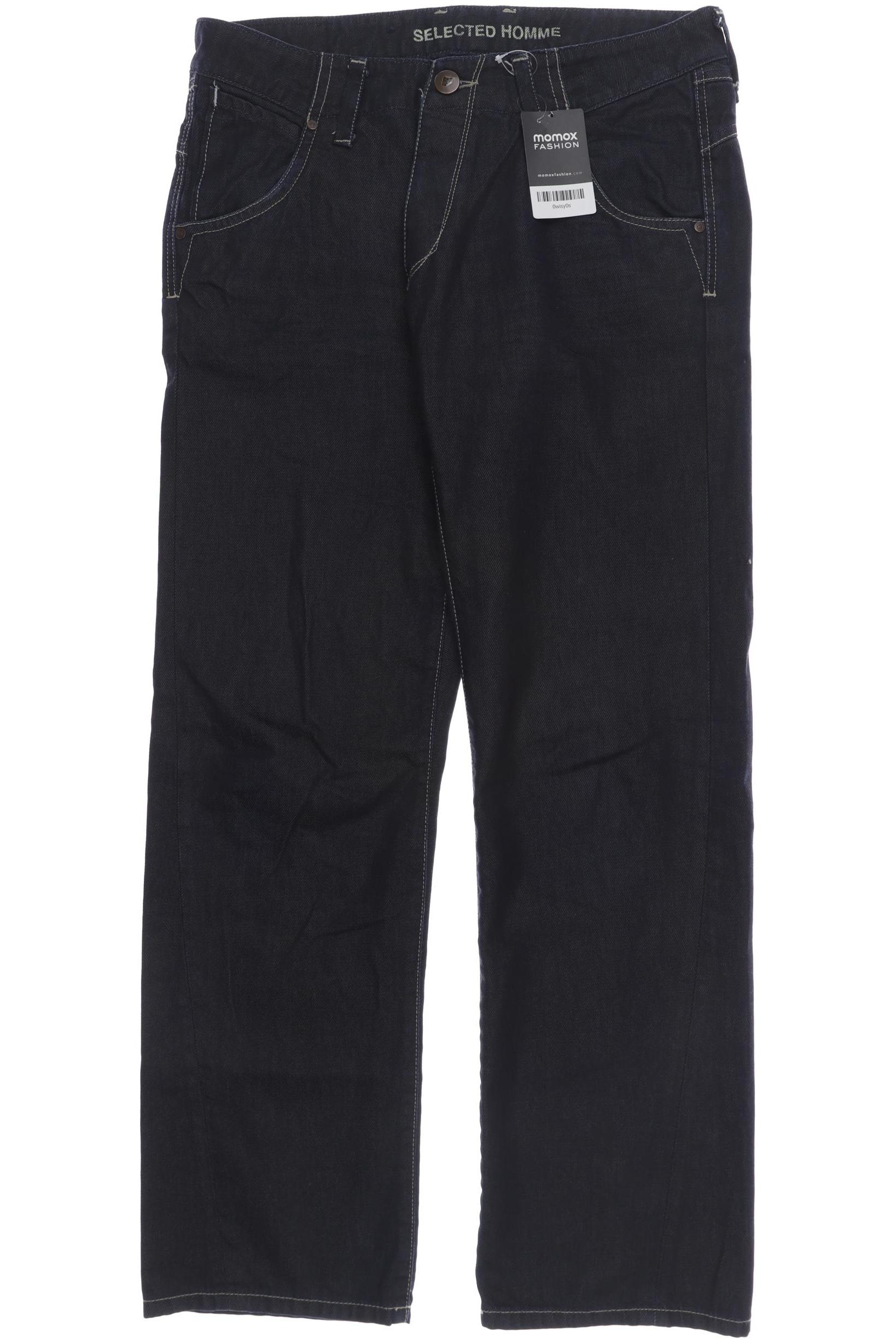 

SELECTED Herren Jeans, marineblau