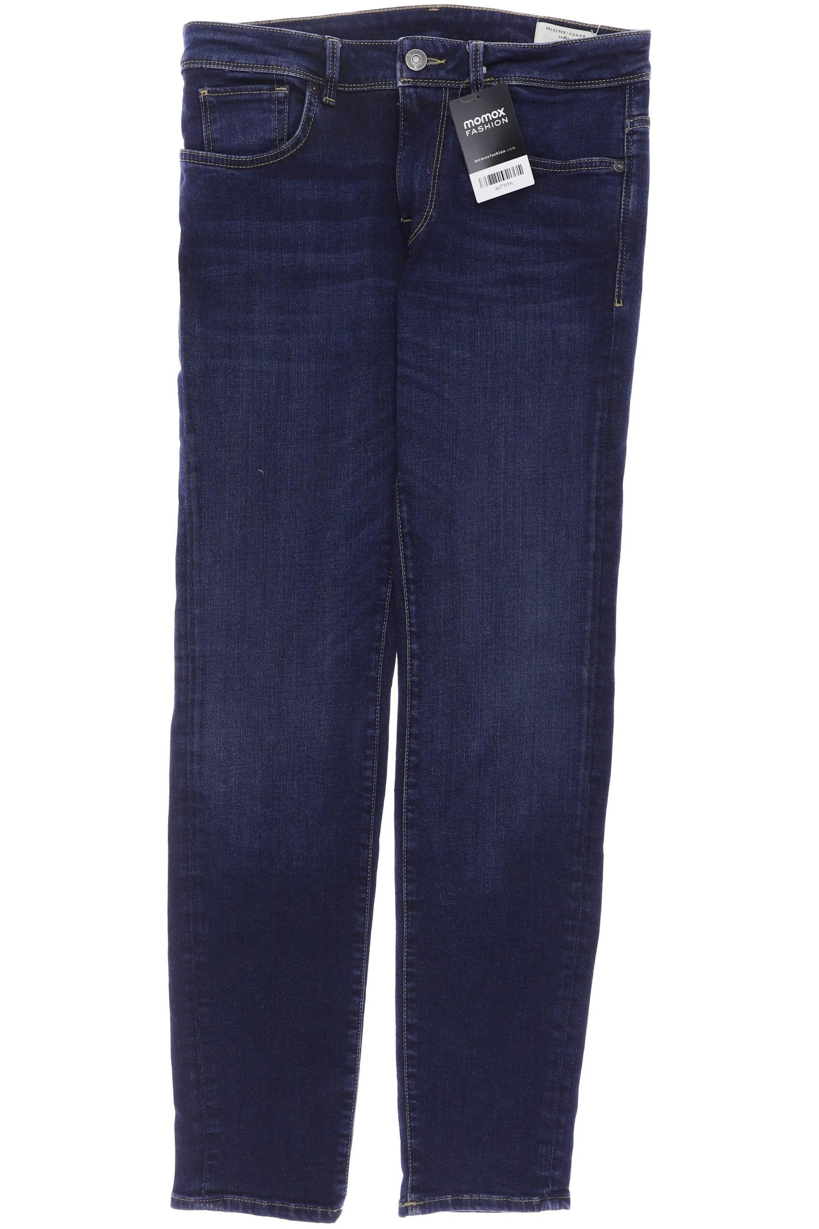 

SELECTED Herren Jeans, marineblau