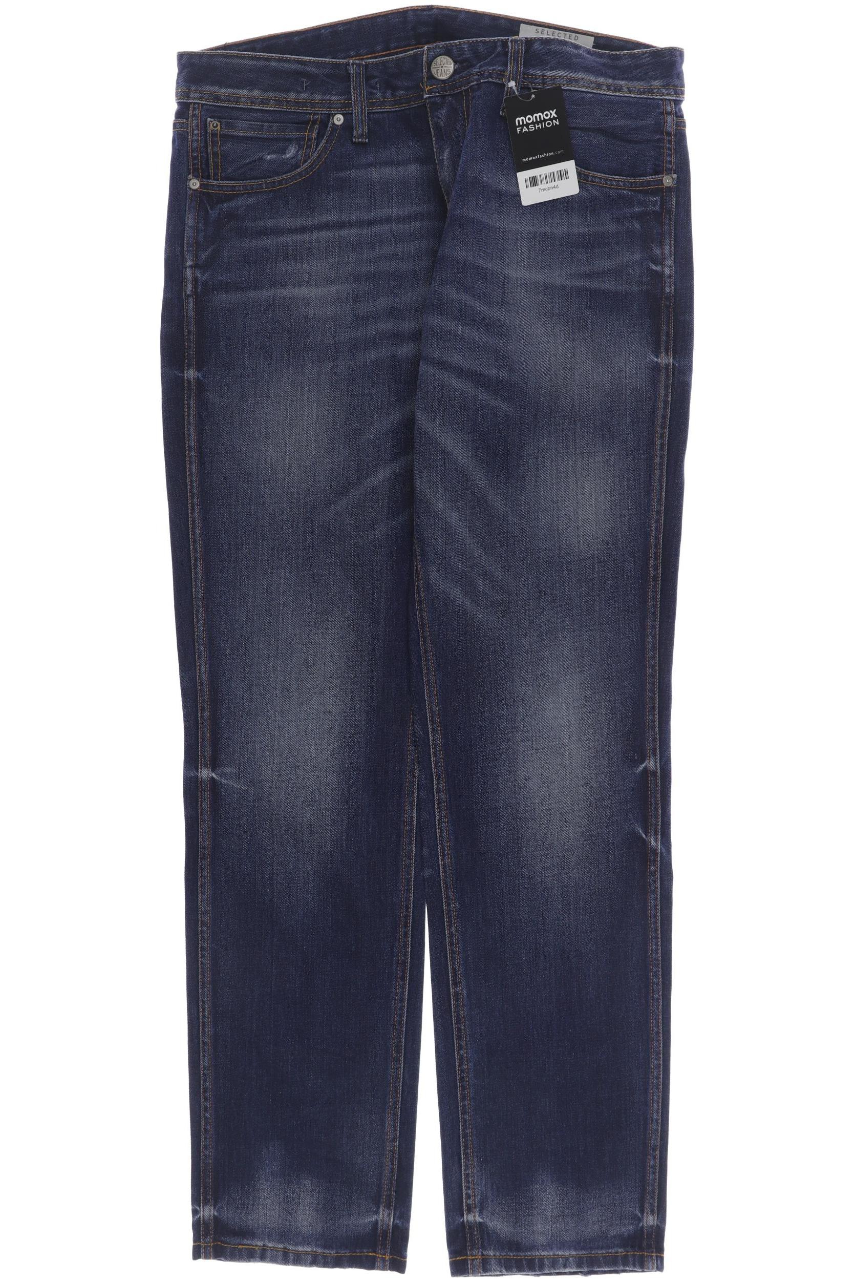 

SELECTED Herren Jeans, marineblau