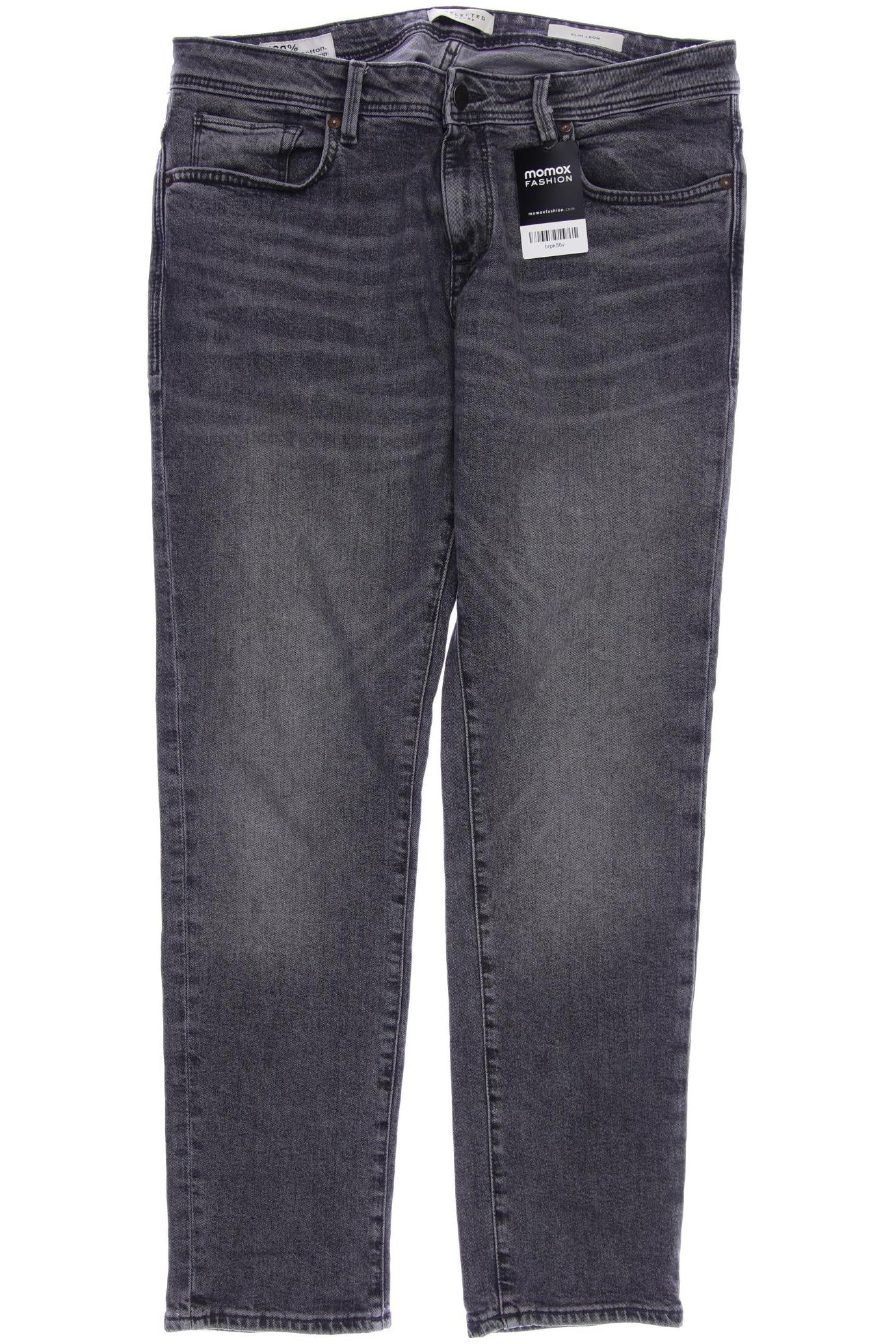 

SELECTED Herren Jeans, grau