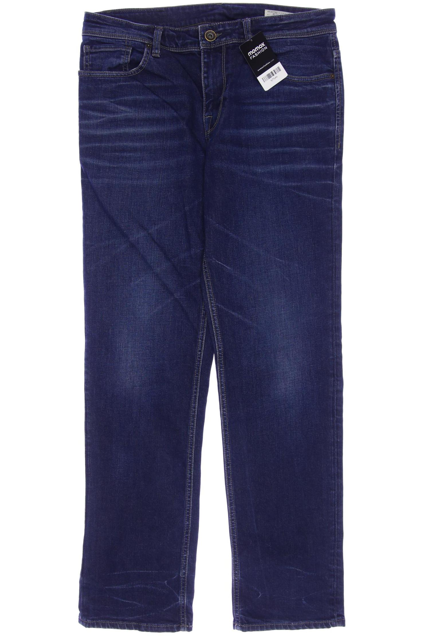 

SELECTED Herren Jeans, blau