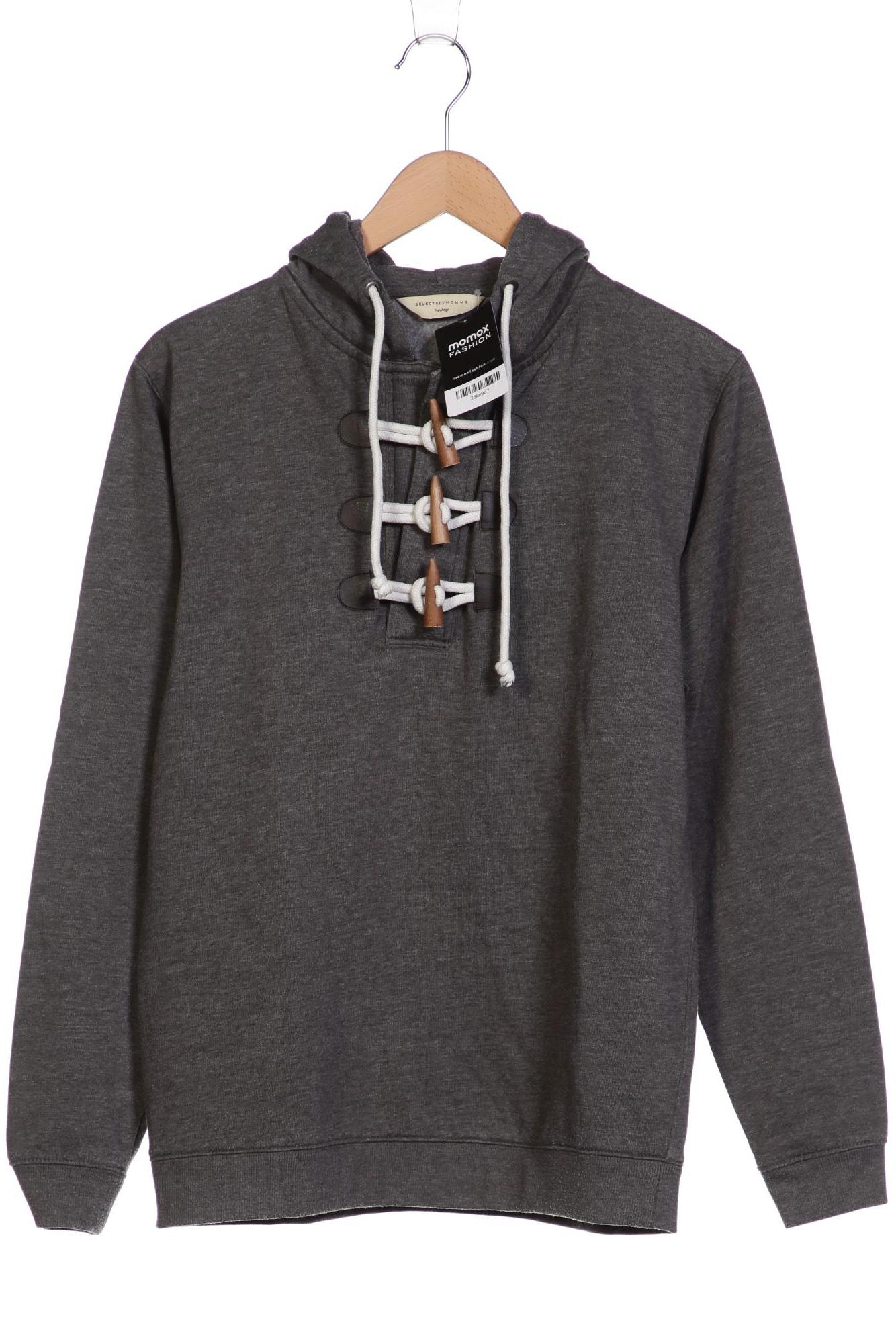 

SELECTED Herren Kapuzenpullover, grau