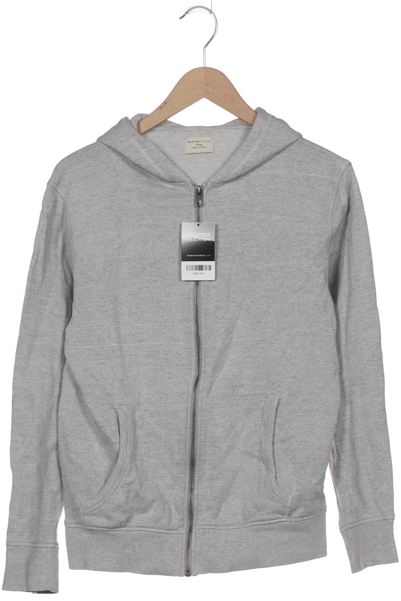 

Selected Herren Kapuzenpullover, grau, Gr. 48