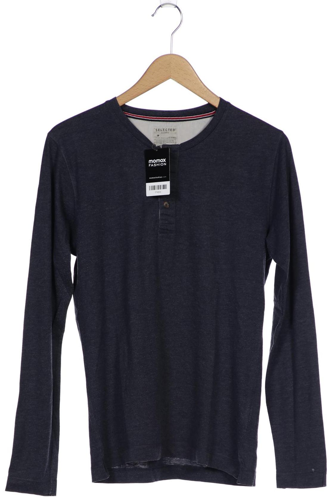 

SELECTED Herren Langarmshirt, grau
