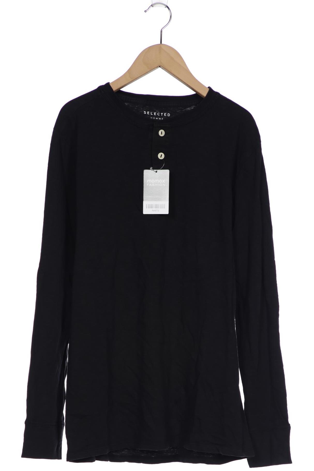 

SELECTED Herren Langarmshirt, schwarz
