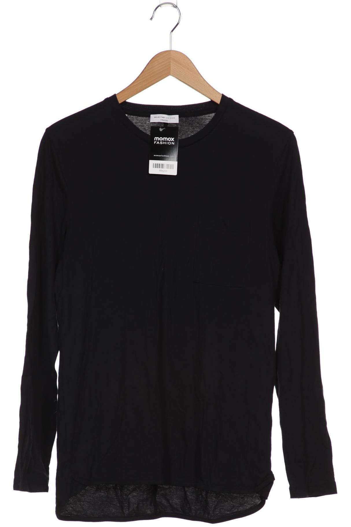 

SELECTED Herren Langarmshirt, schwarz