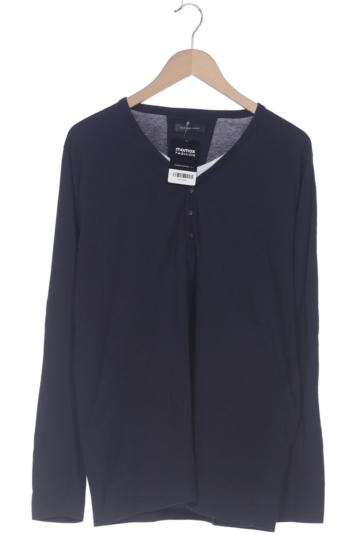 

Selected Herren Langarmshirt, marineblau, Gr. 54