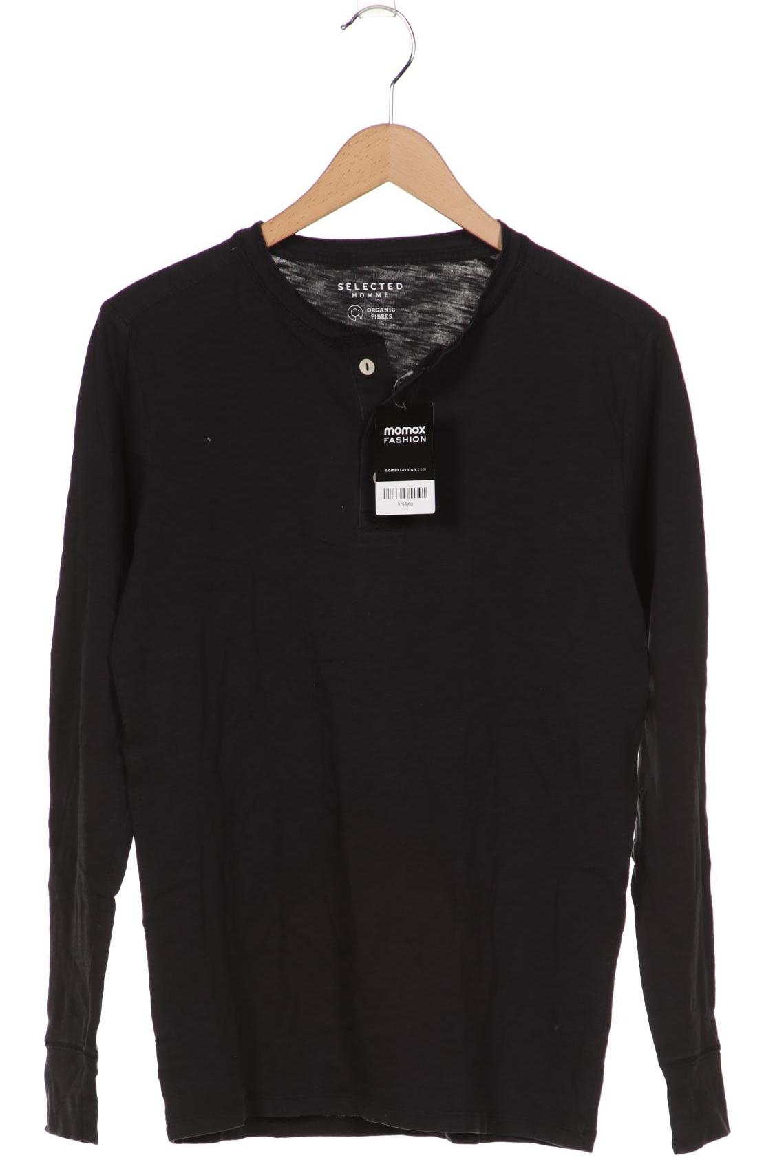 

SELECTED Herren Langarmshirt, schwarz