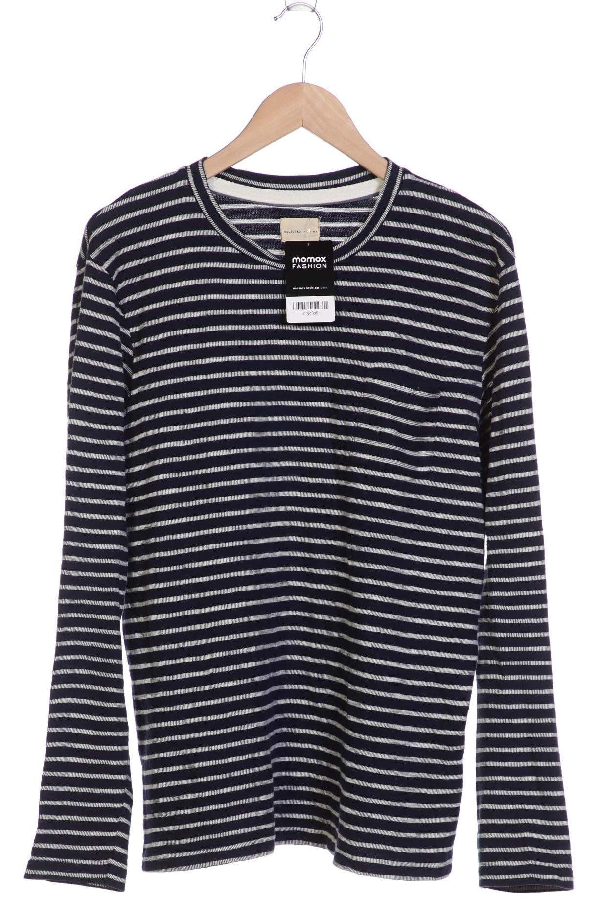 

SELECTED Herren Langarmshirt, marineblau