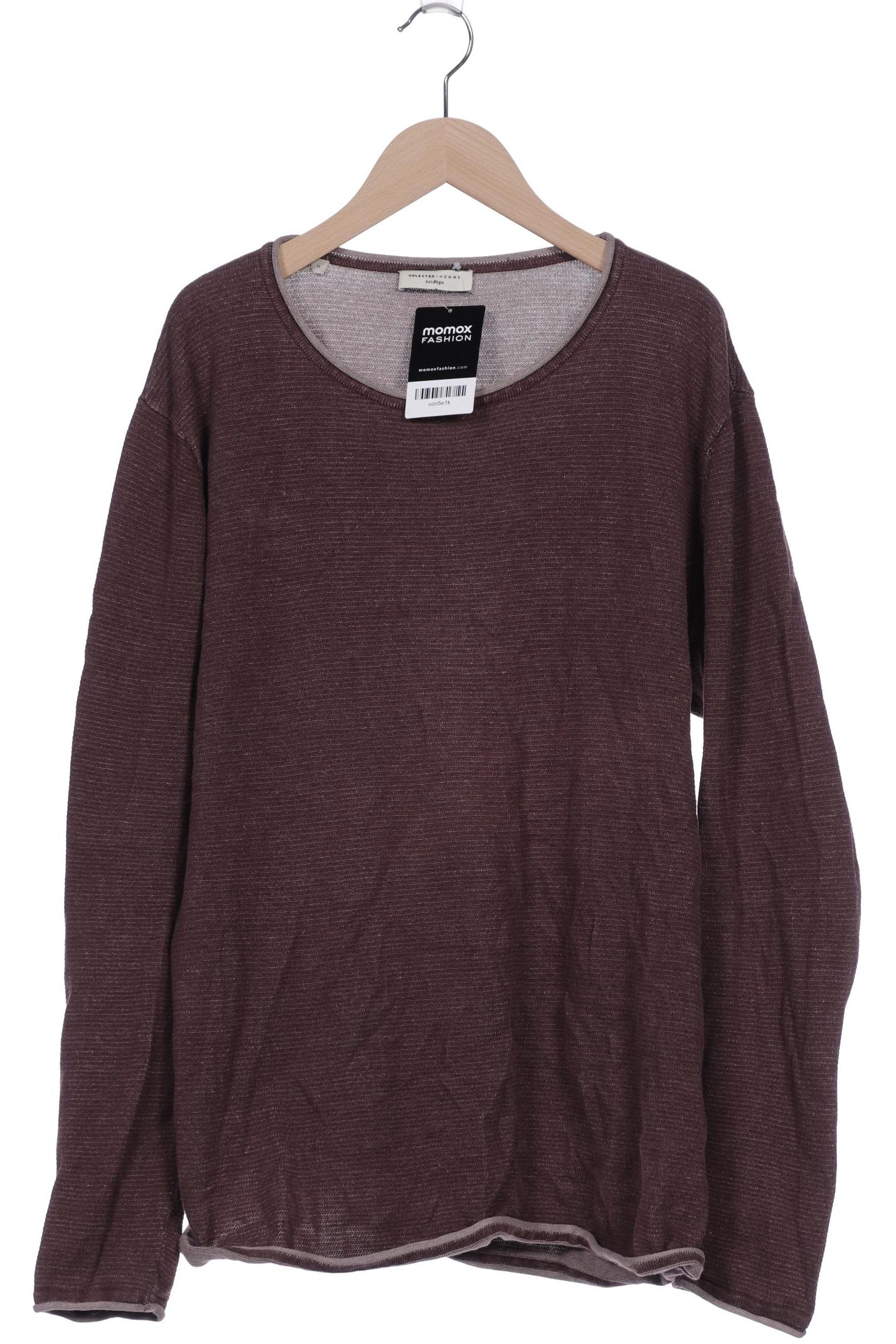

SELECTED Herren Langarmshirt, bordeaux