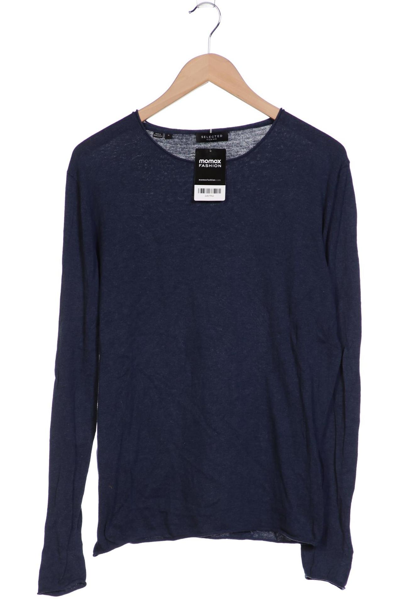 

SELECTED Herren Langarmshirt, blau