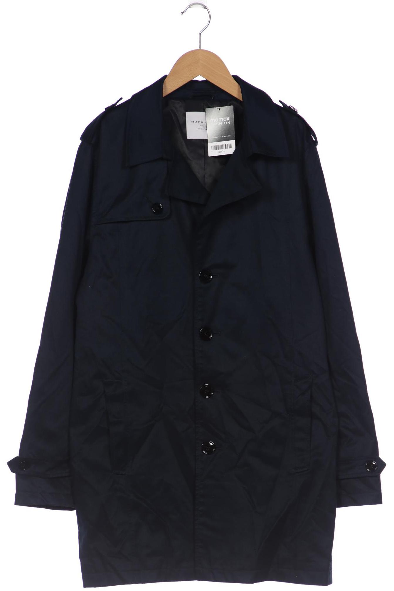 

Selected Herren Mantel, marineblau, Gr. 48