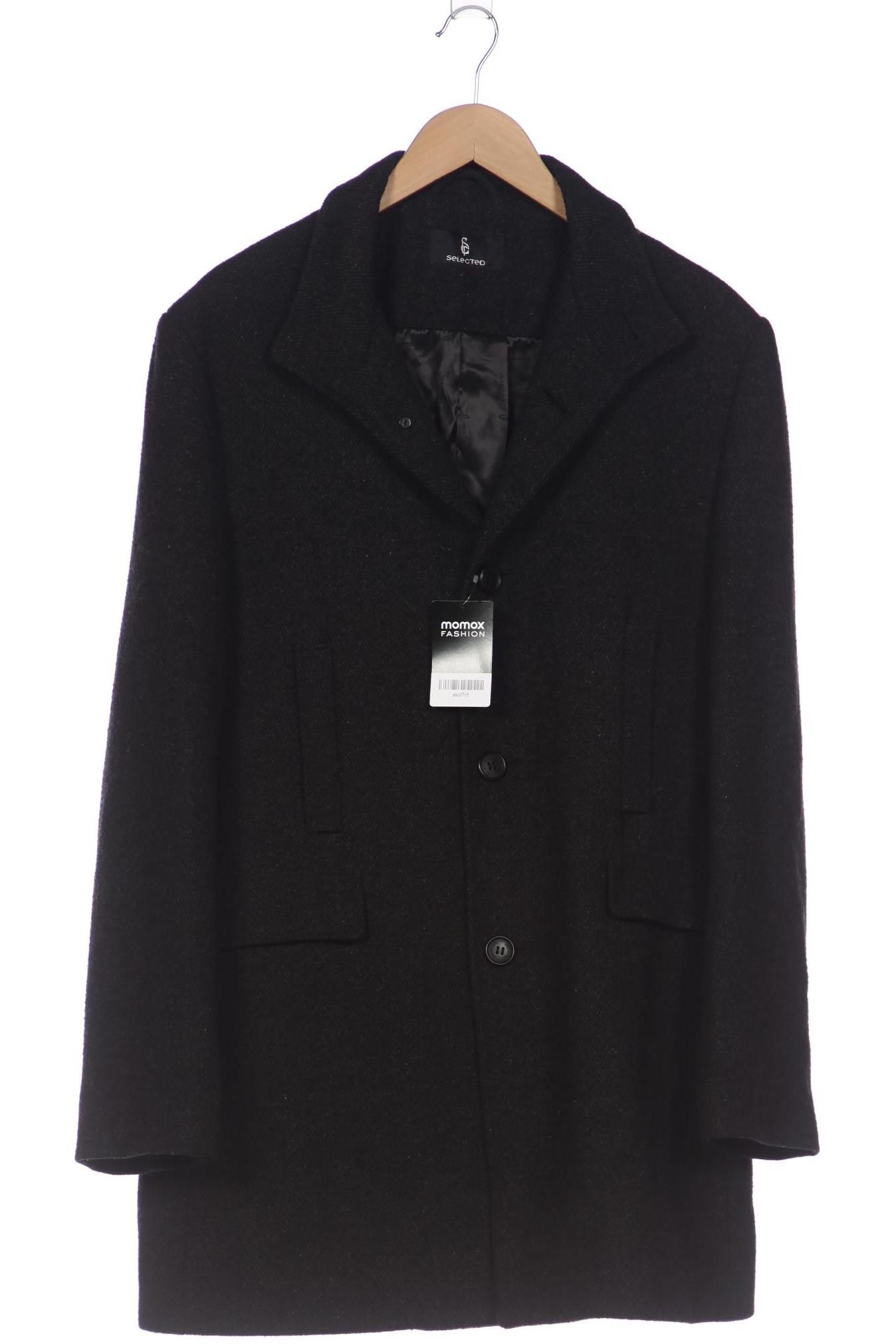 

Selected Herren Mantel, schwarz, Gr. 52