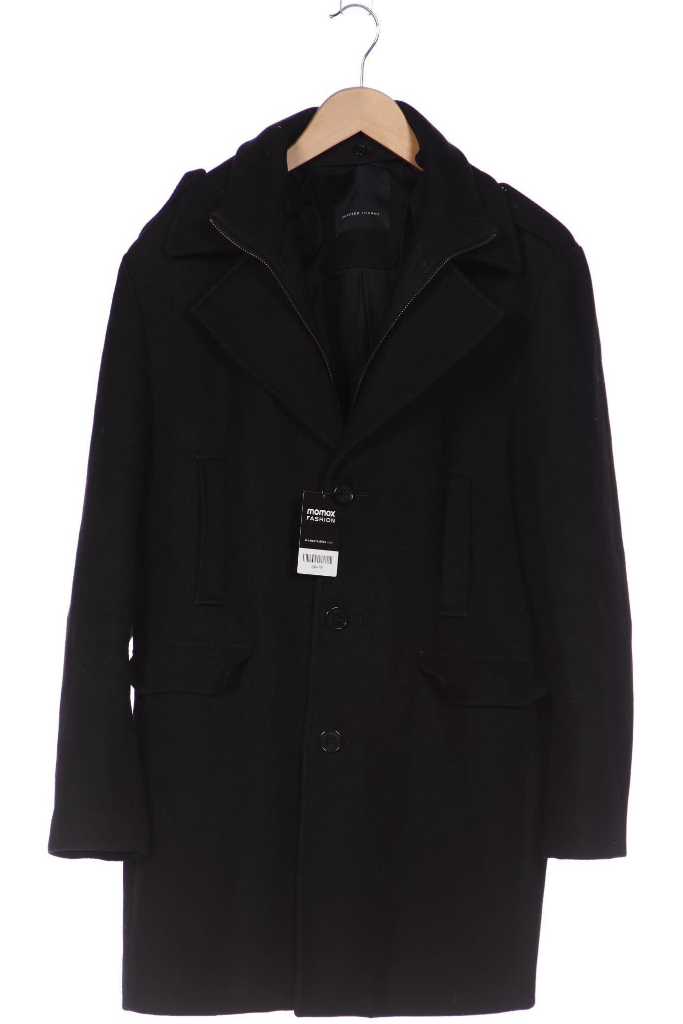 

Selected Herren Mantel, schwarz, Gr. 52