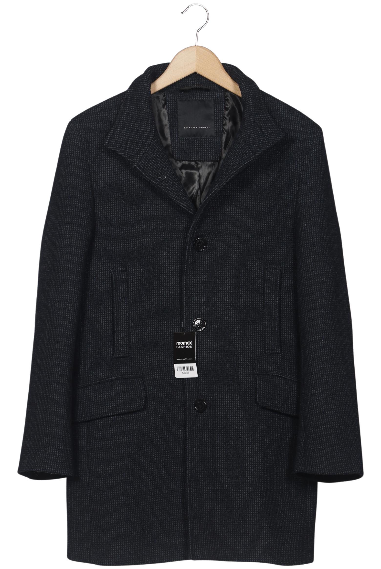 

Selected Herren Mantel, marineblau, Gr. 48