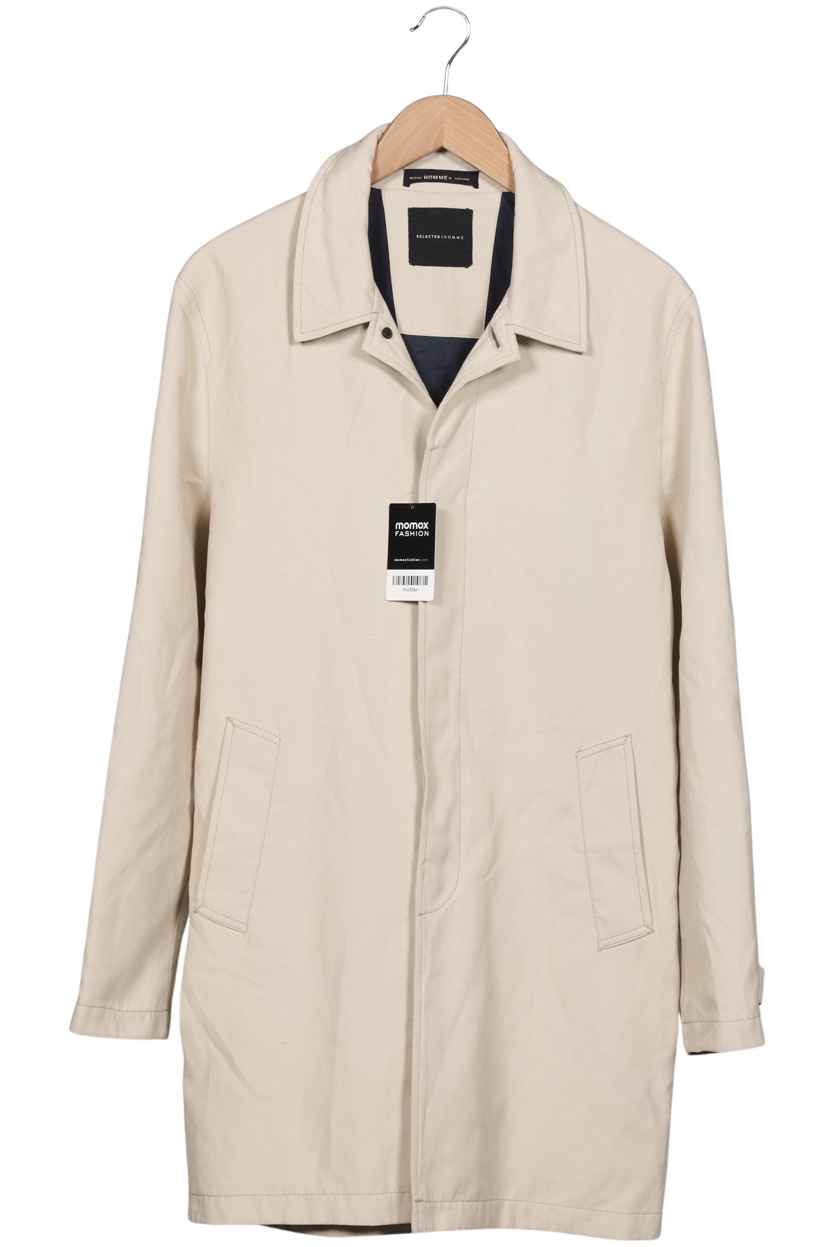 Thumbnail - Selected Herren Mantel, cremeweiß, Gr. 58