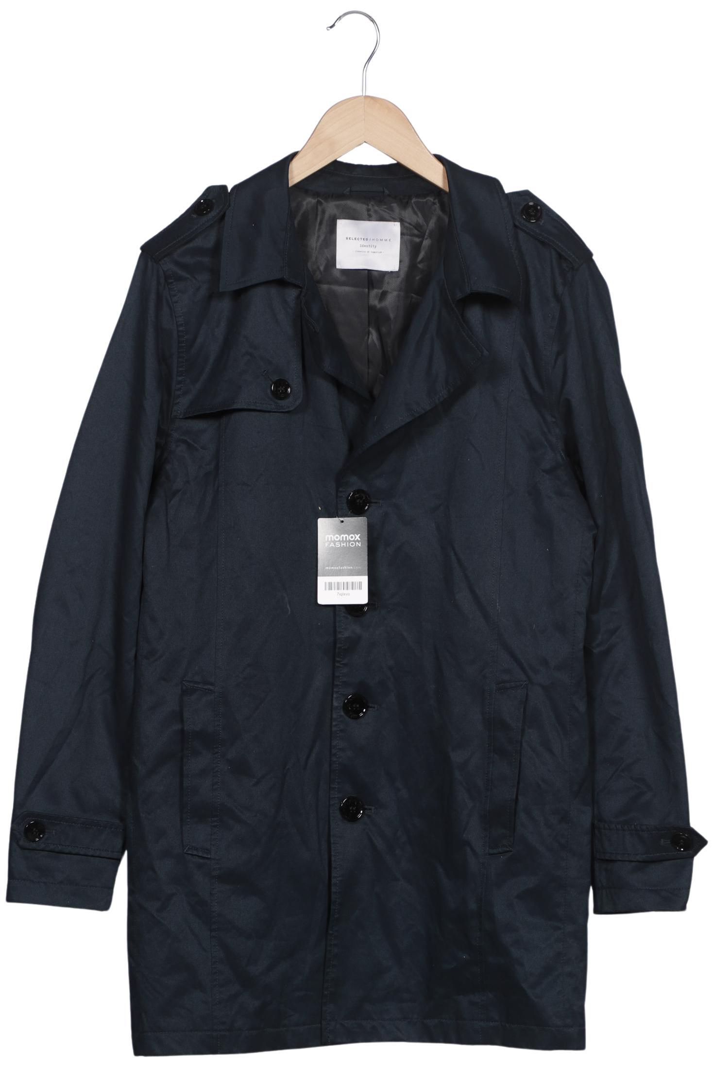 

Selected Herren Mantel, marineblau, Gr. 48