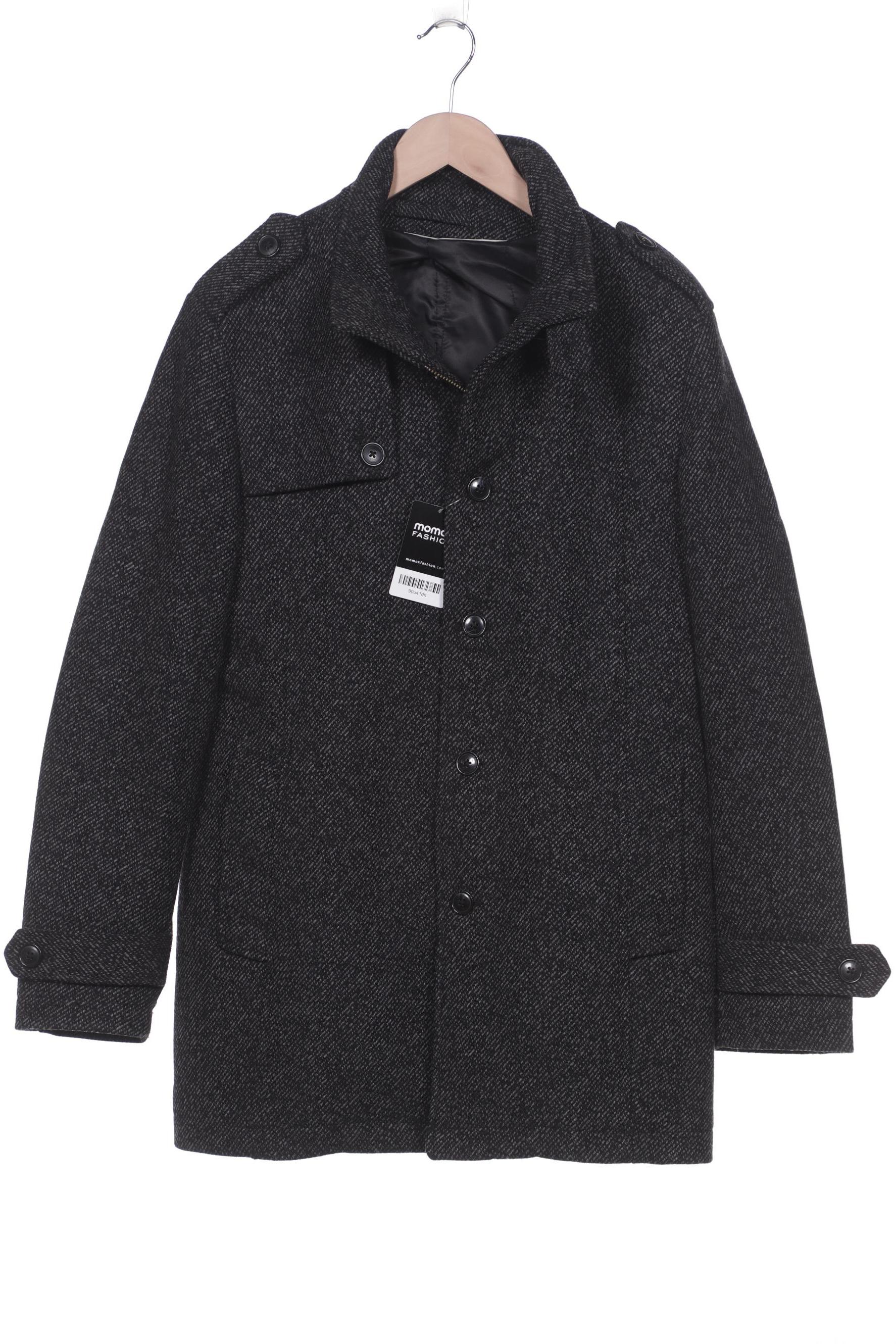 

Selected Herren Mantel, schwarz, Gr. 48