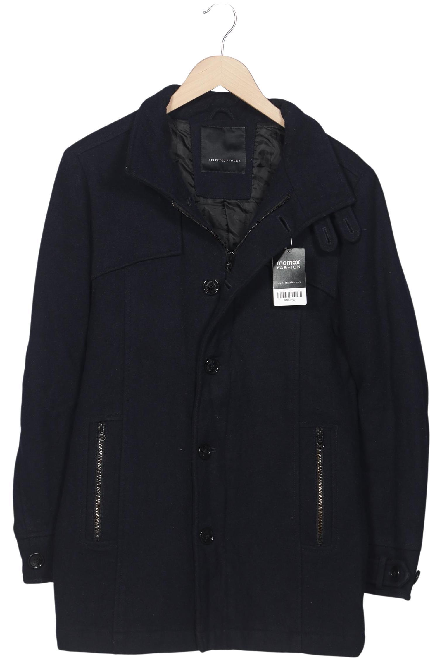 

Selected Herren Mantel, marineblau, Gr. 48