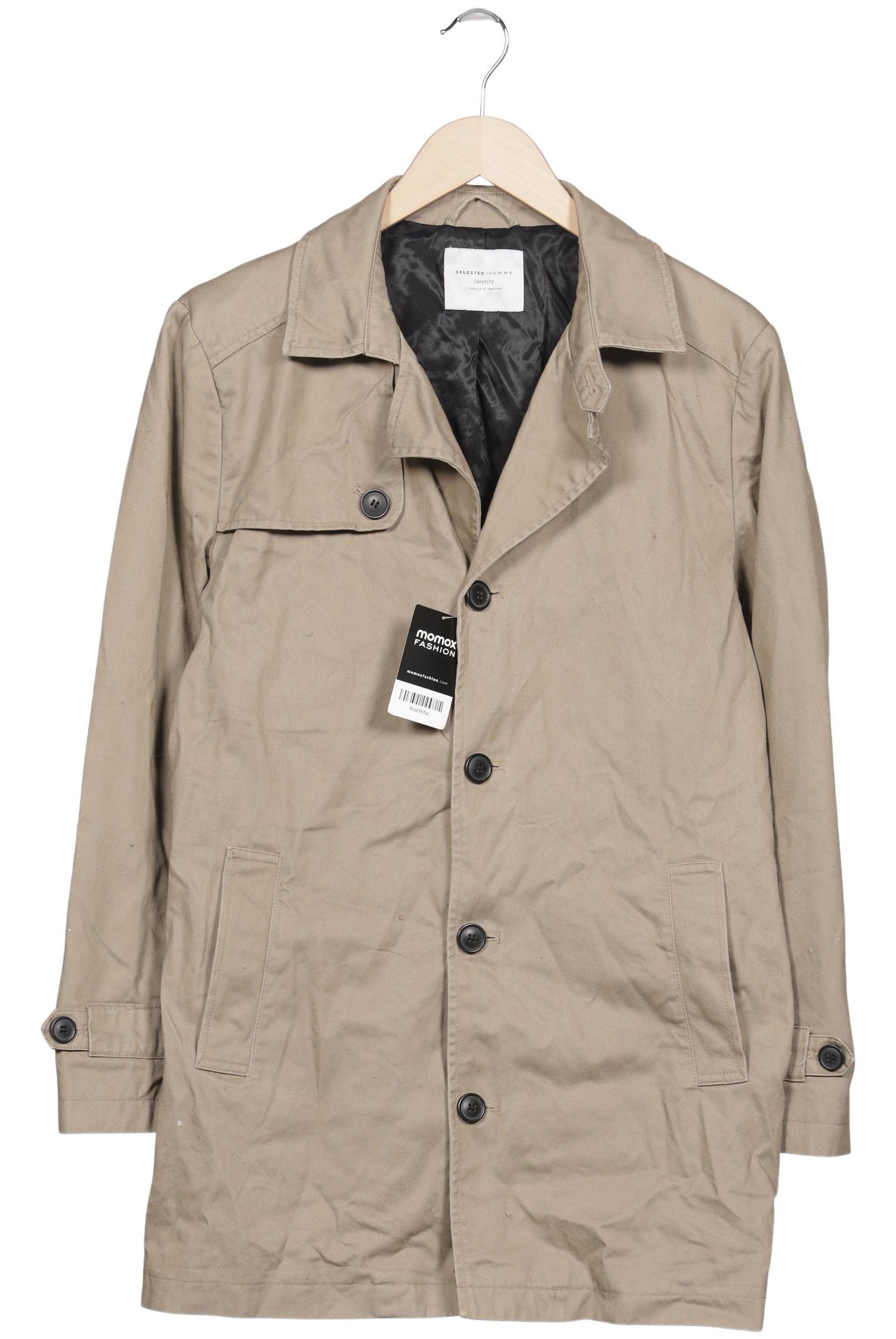 Thumbnail - Selected Herren Mantel, beige, Gr. 48