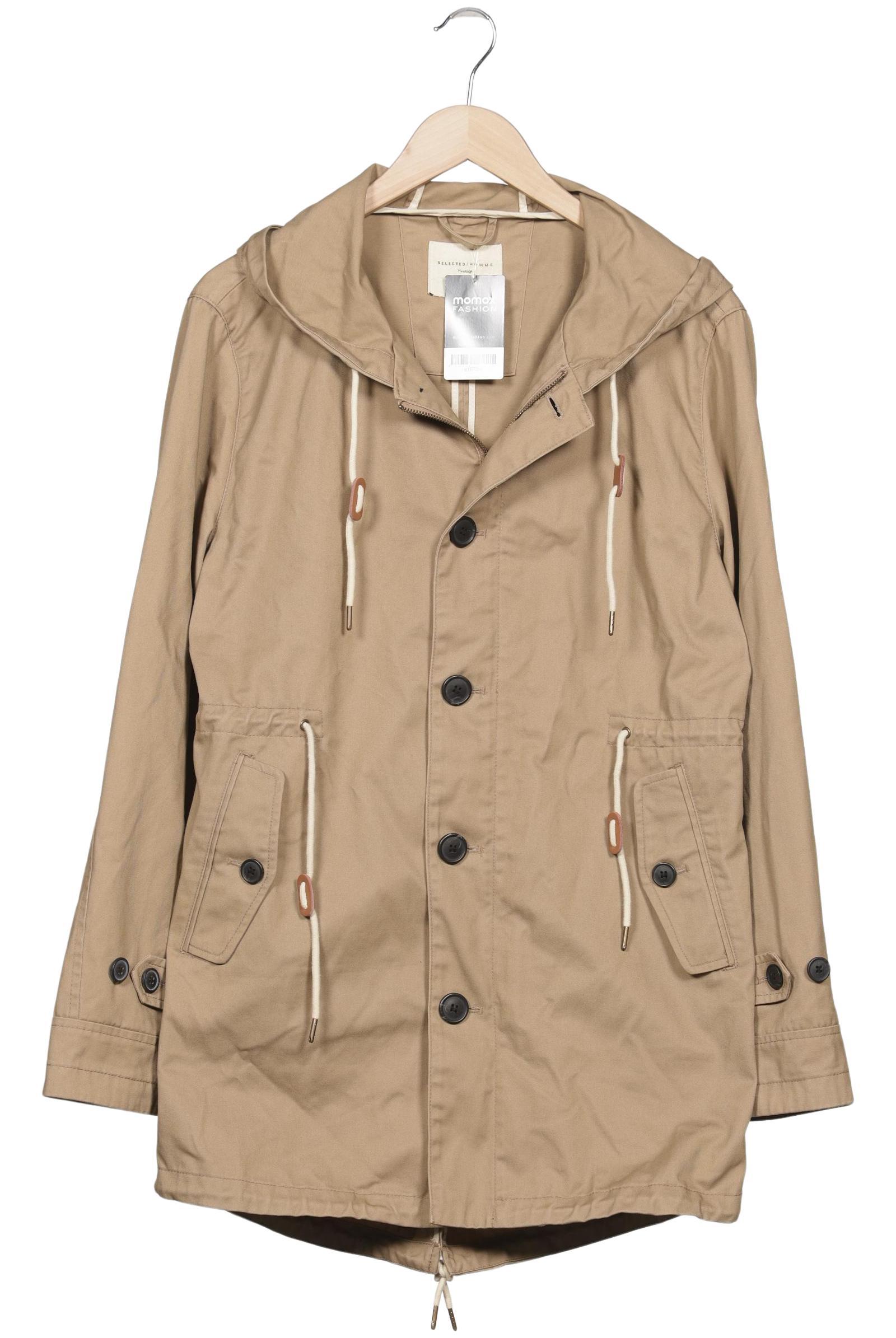 

Selected Herren Mantel, beige, Gr. 48