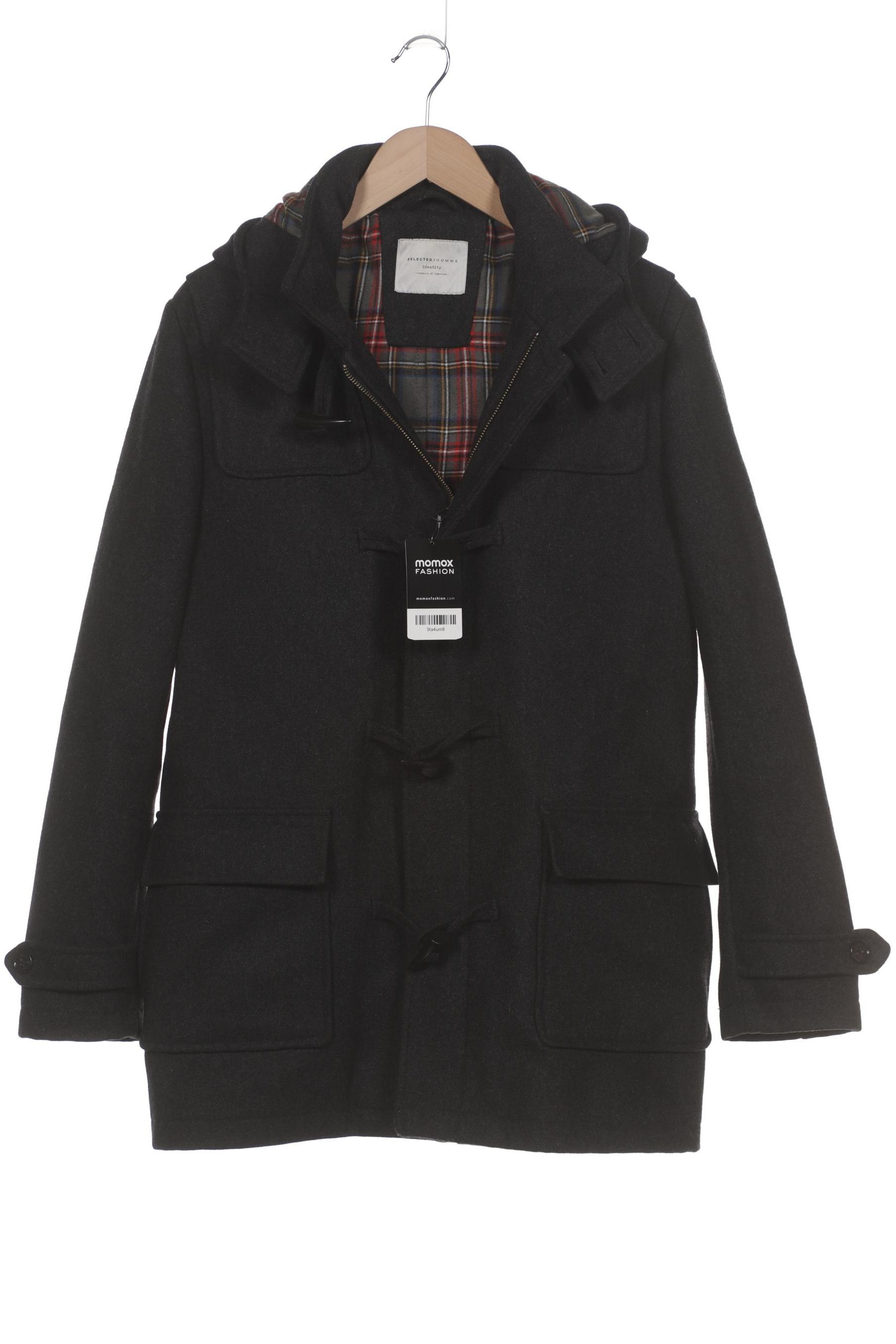 

Selected Herren Mantel, grau, Gr. 48