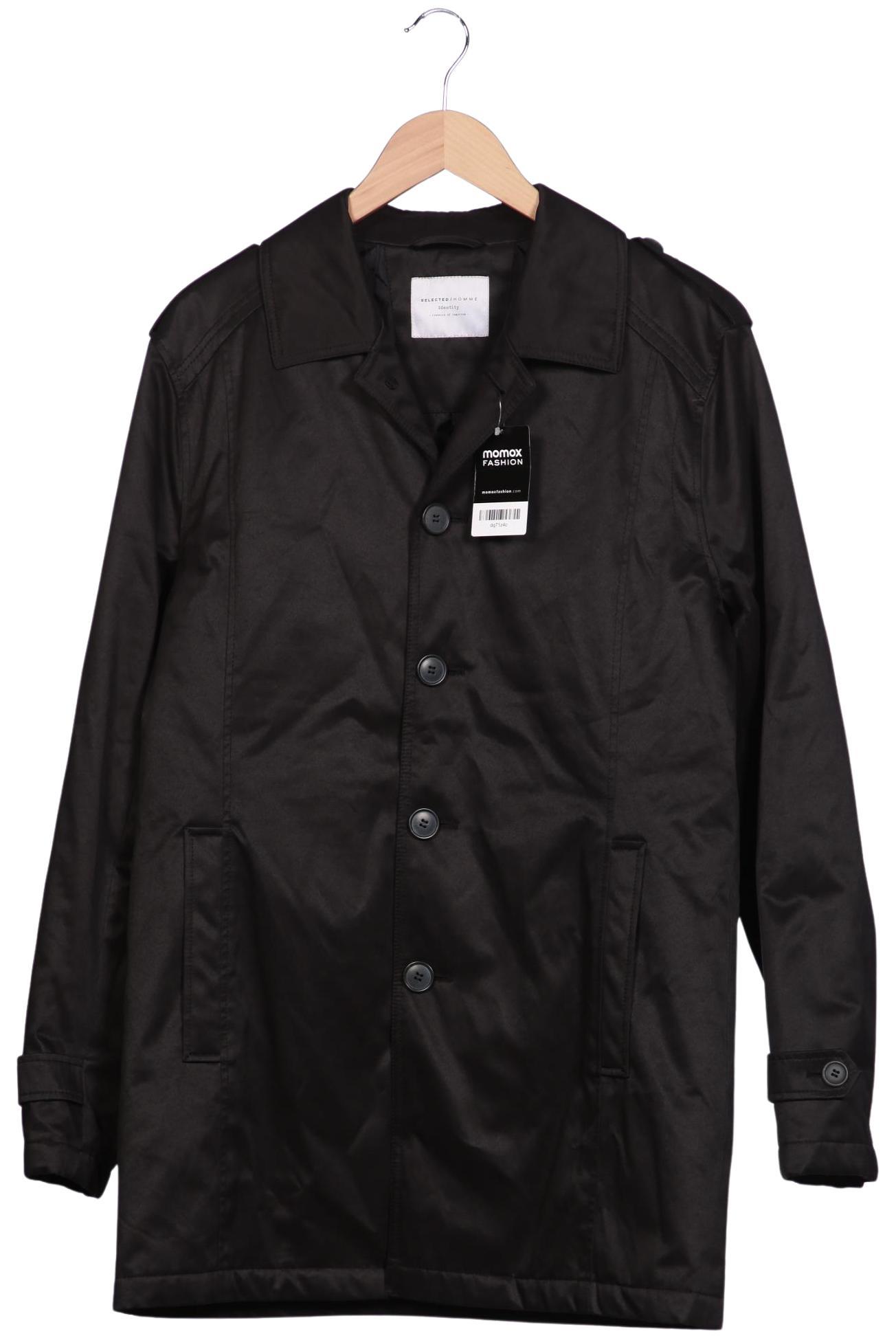 

Selected Herren Mantel, schwarz, Gr. 52