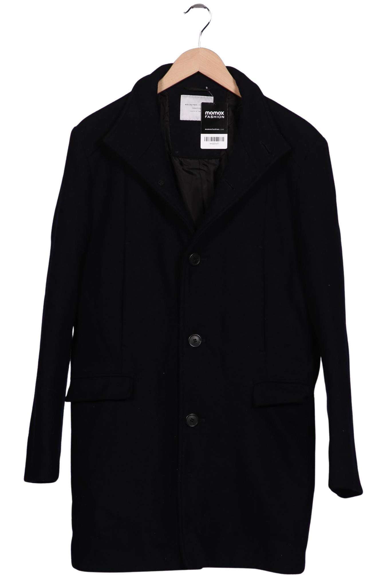 

Selected Herren Mantel, schwarz, Gr. 54